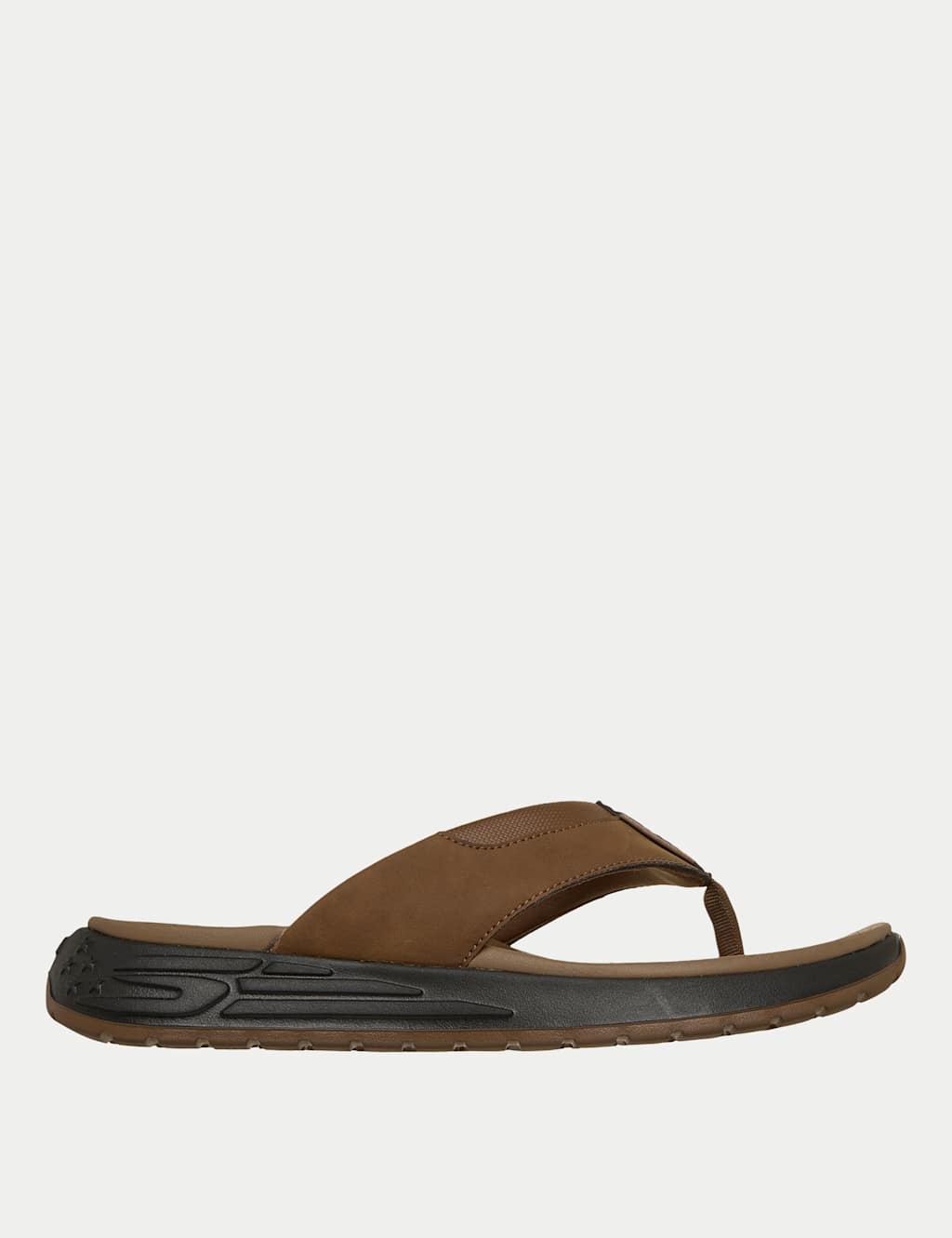 Skechers Men's Street Retro Jogger Sandals - 9 - Brown - Available at M&S