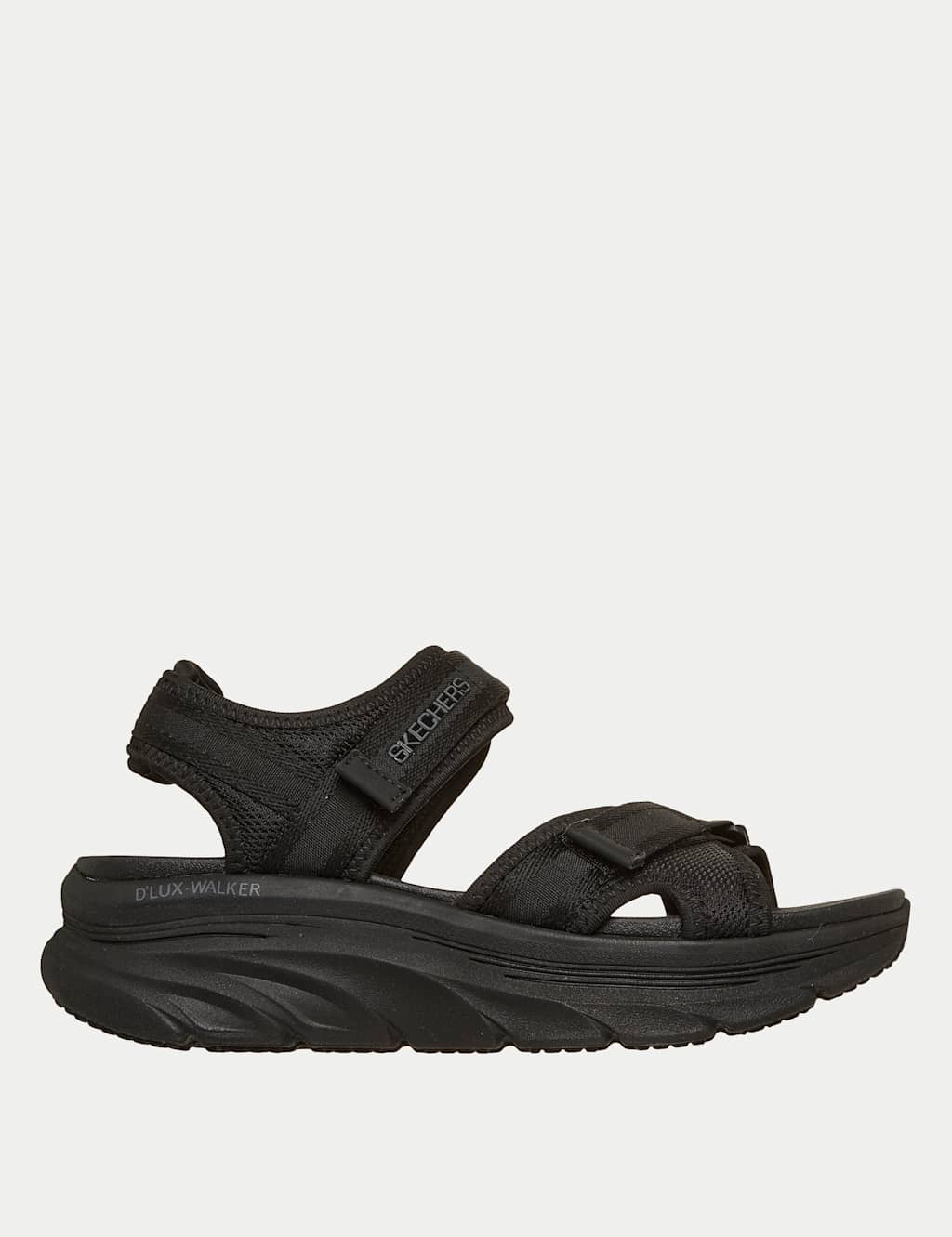 Skechers Women's D'Lux Walker Sandals - 8 - Black - Available at M&S