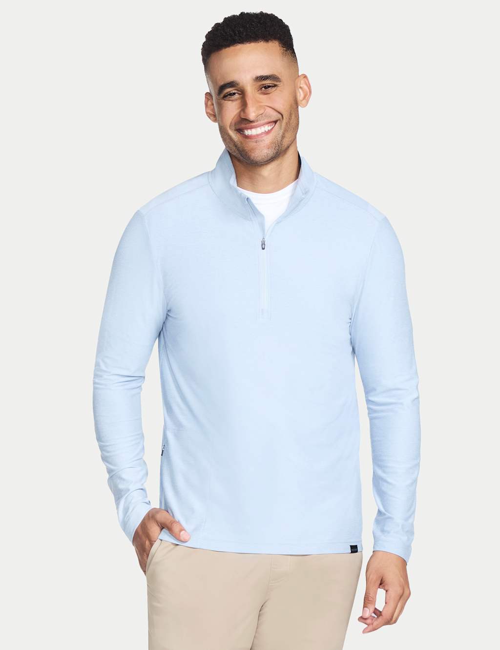 Go Dri Funnel Neck Long Sleeve Top