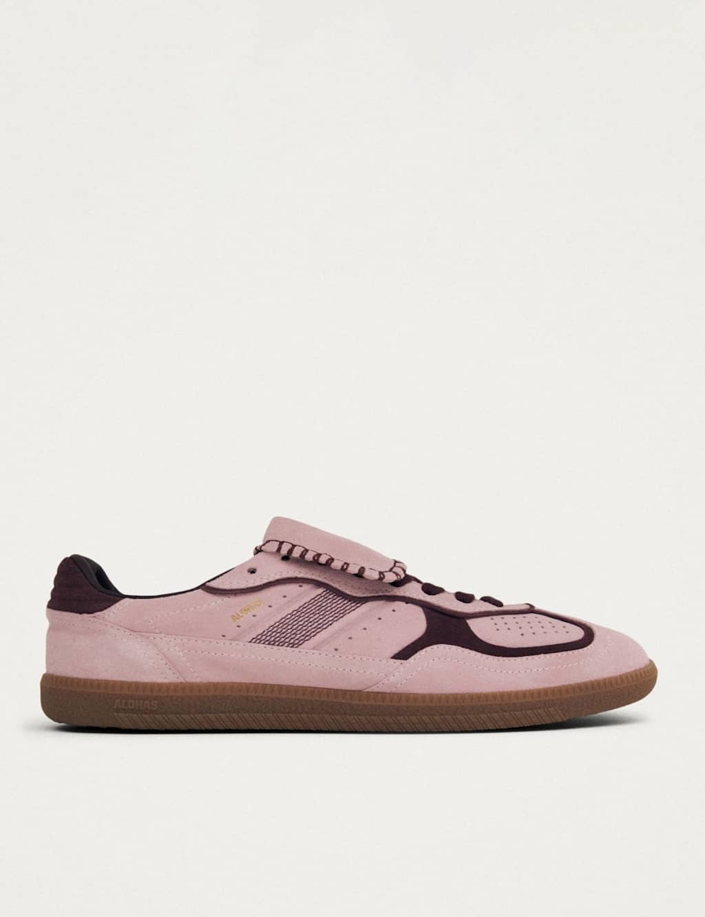 Alohas Women's Tb.490 Club Suede Trainers - 6 - Pink - Available at M&S