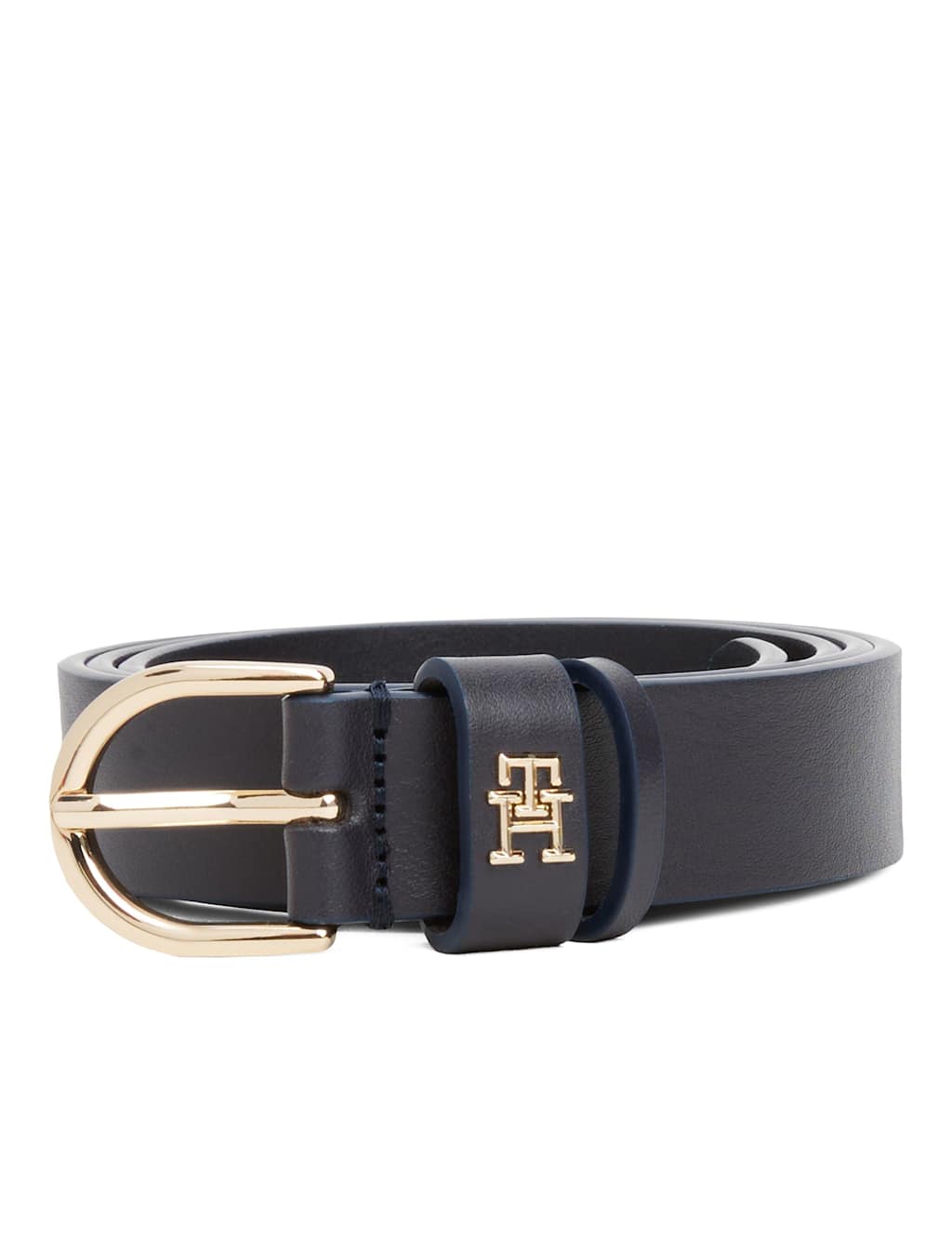 Tommy Hilfiger Essential Effortless 2.5 Leather Jeans Belt Navy