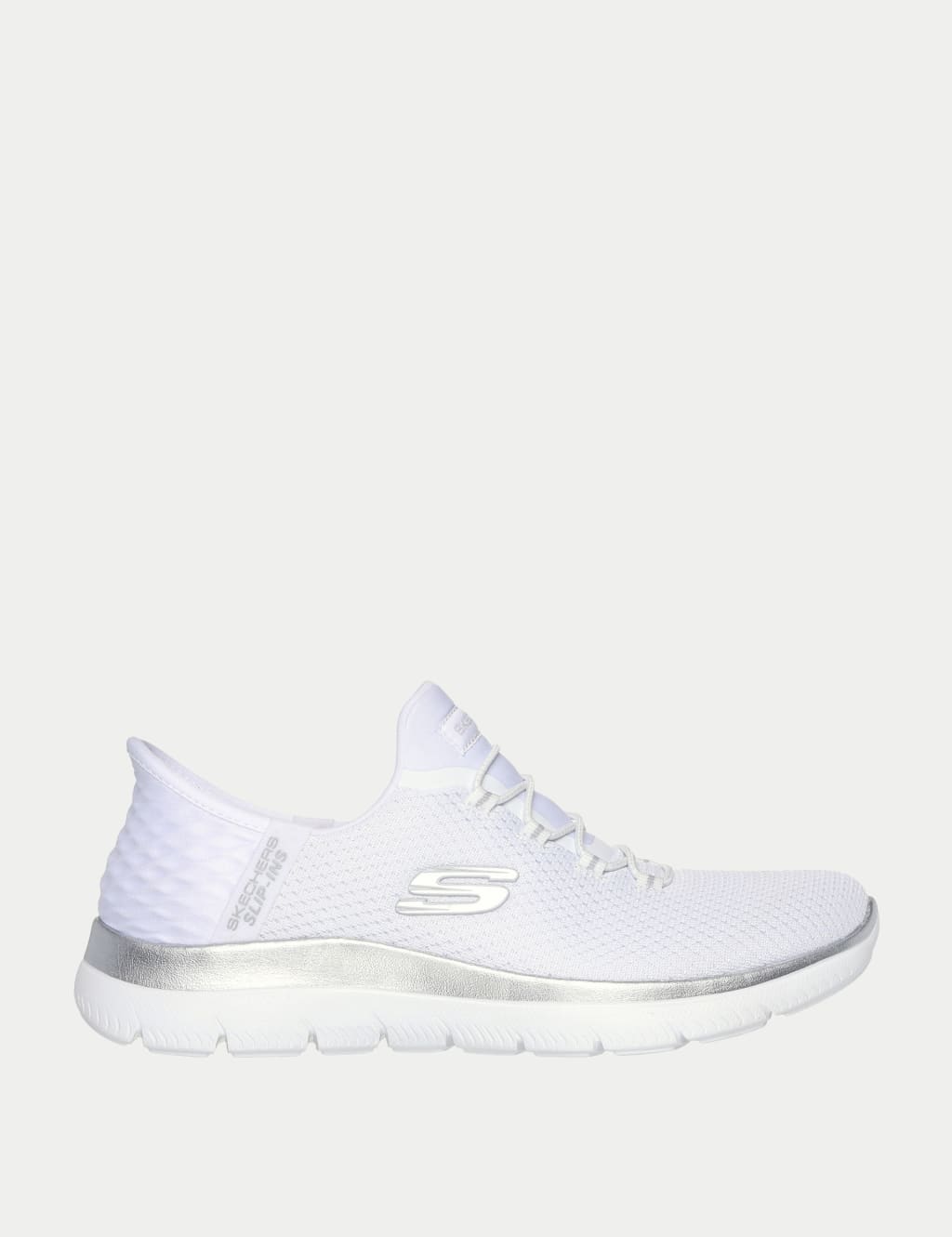 Skechers Women's Summits Diamond Dream Slip-ins Trainers - 5 - White, White