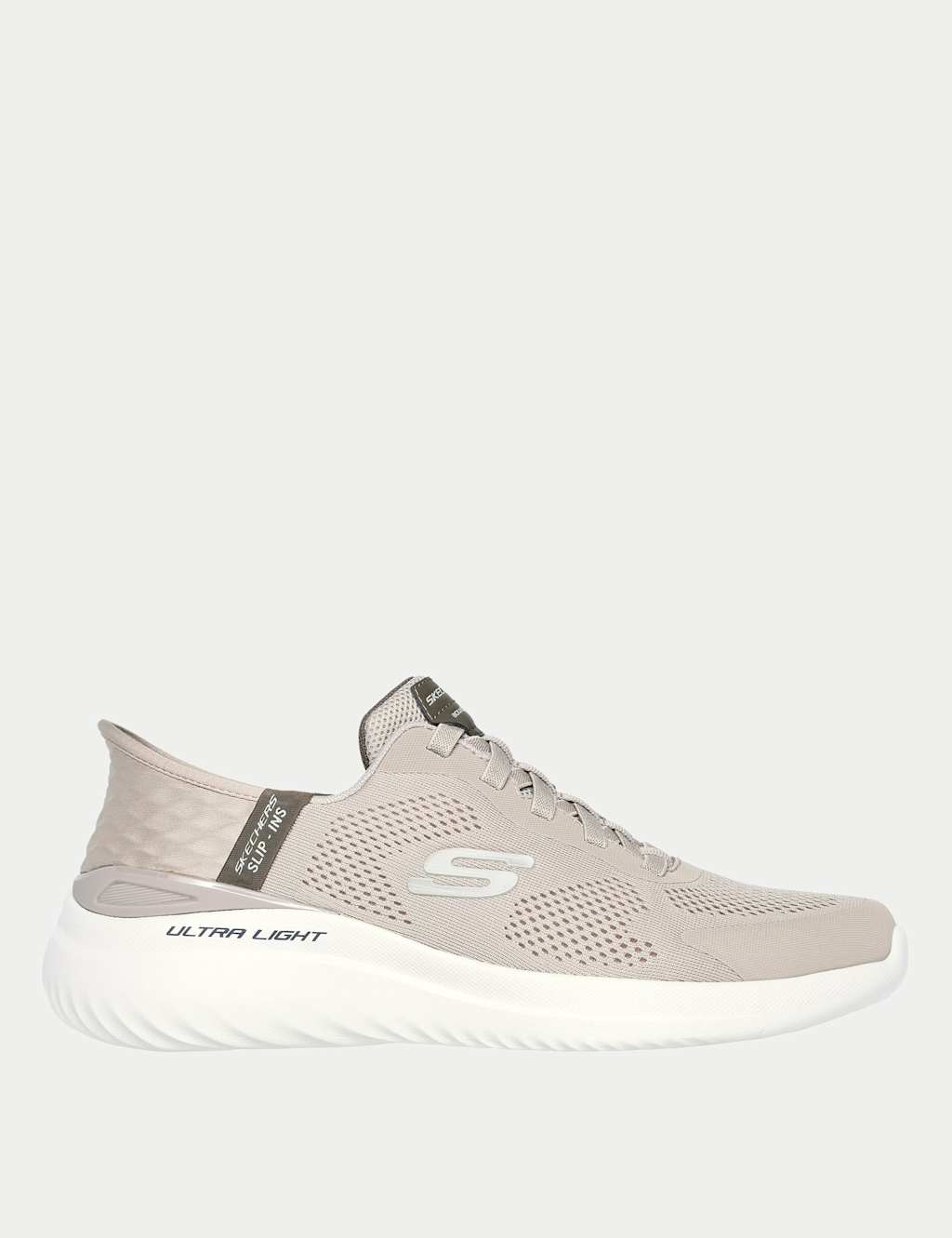 Skechers Men's Slip-ins Bounder 2.0 Emerged Trainers - 7 - Taupe - Available at M&S