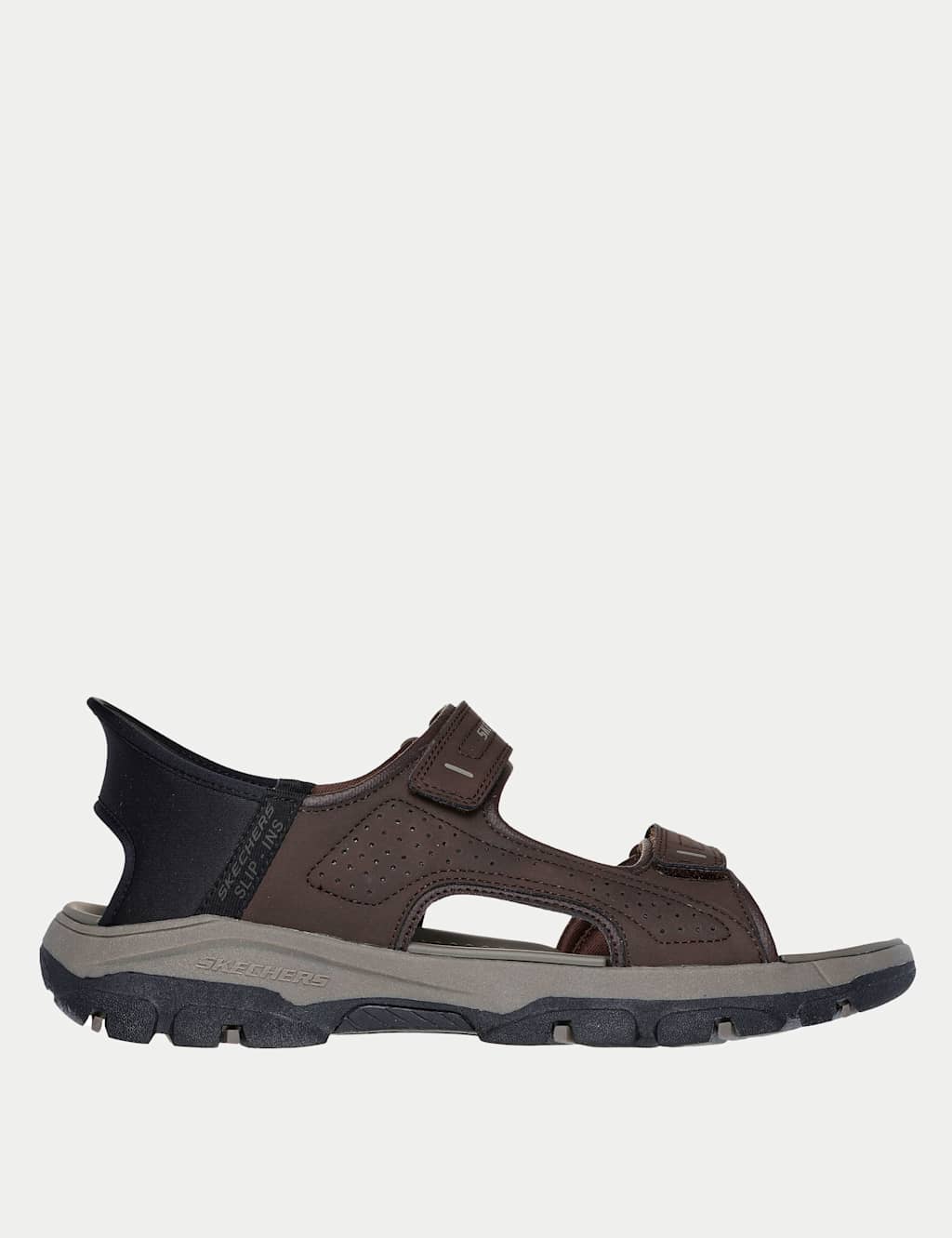 Skechers Men's Tresmen - Reece Sandals - 8 - Chocolate - Available at M&S