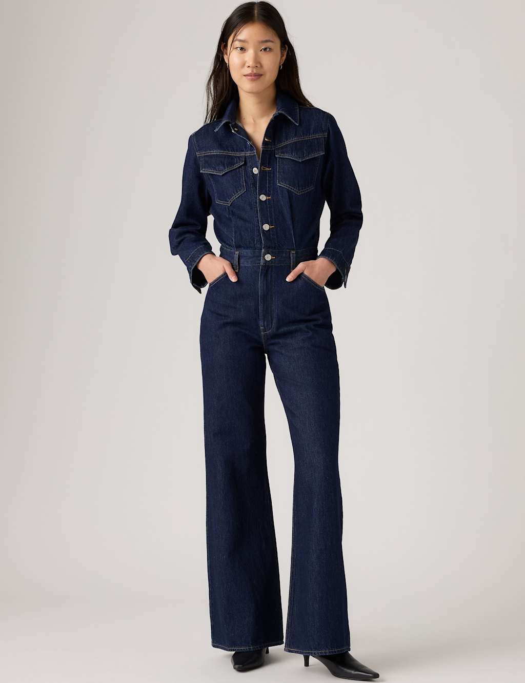 Levi's Women's Denim Jumpsuit - Medium - Indigo - Available at M&S