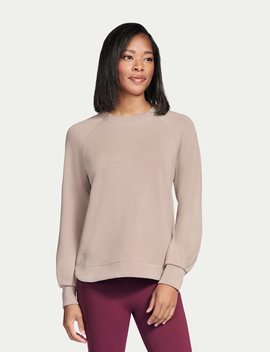 Skechers Crew Neck Sweat-shirt Taupe