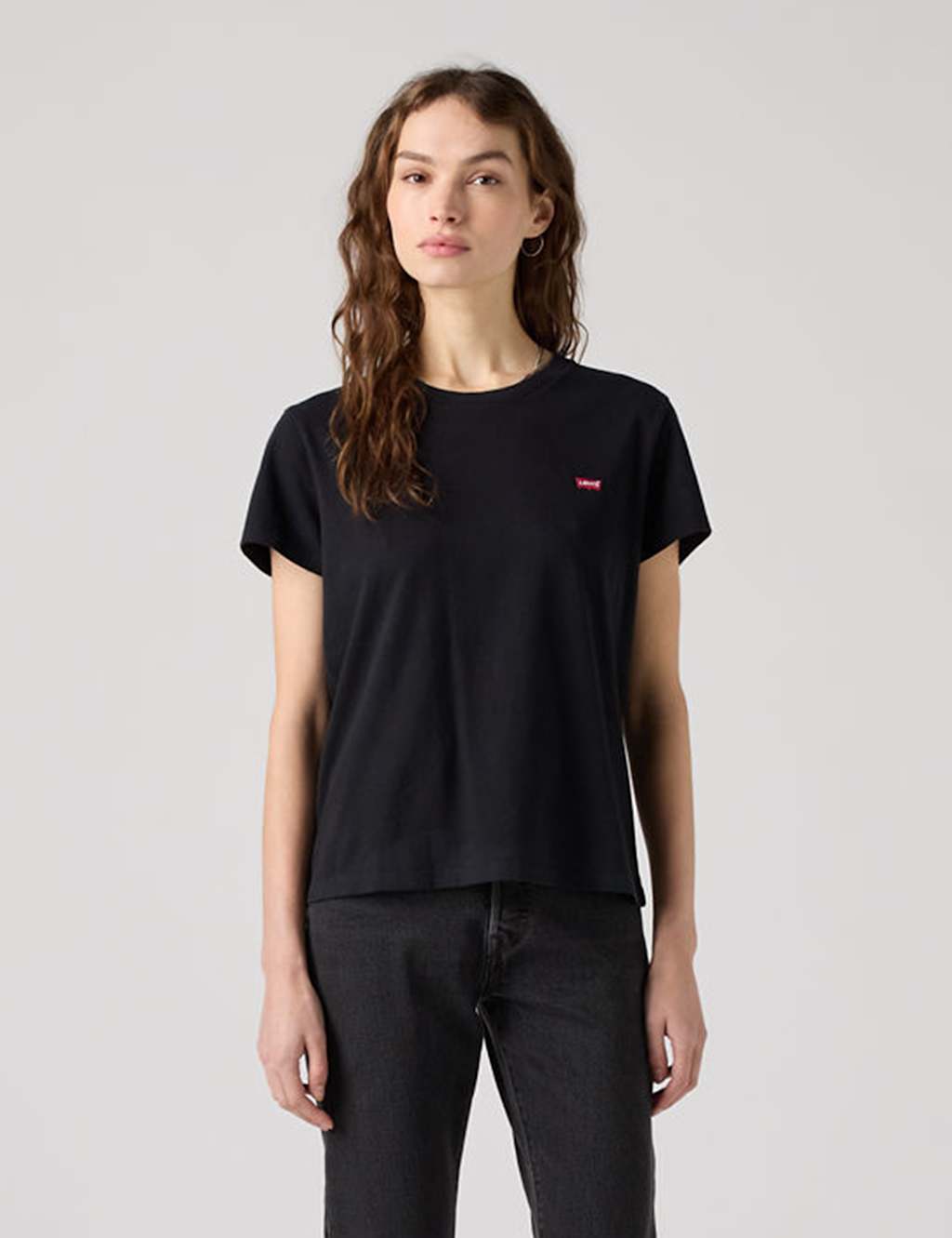 Levi's Women's Pure Cotton T-Shirt - Large - Black - Available at M&S