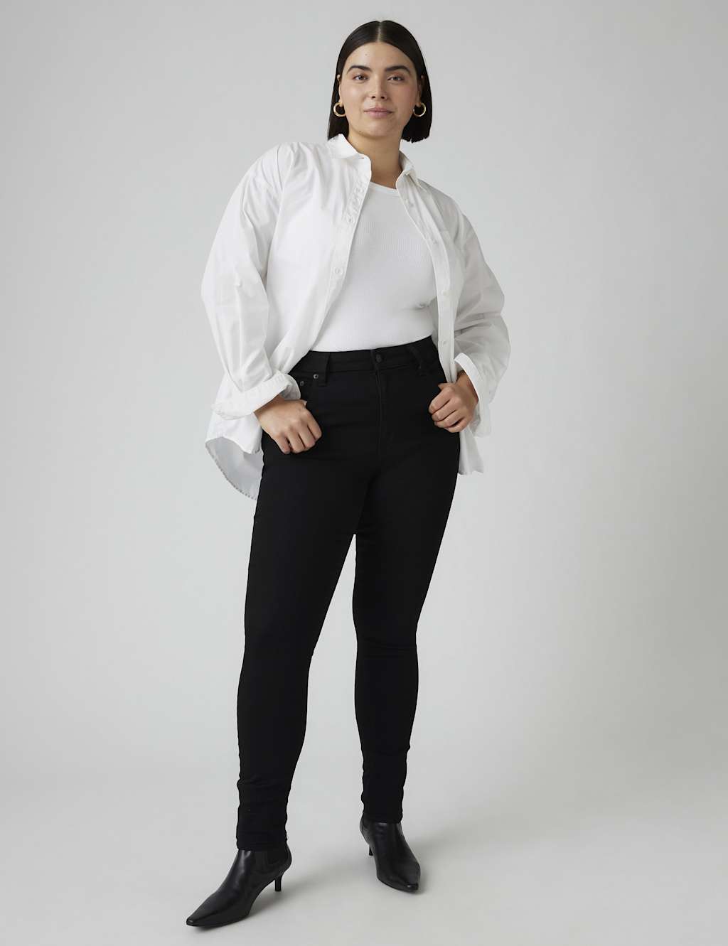 Levi's Women's 721 High Rise Skinny Jeans - 31/30in - Black - Available at M&S
