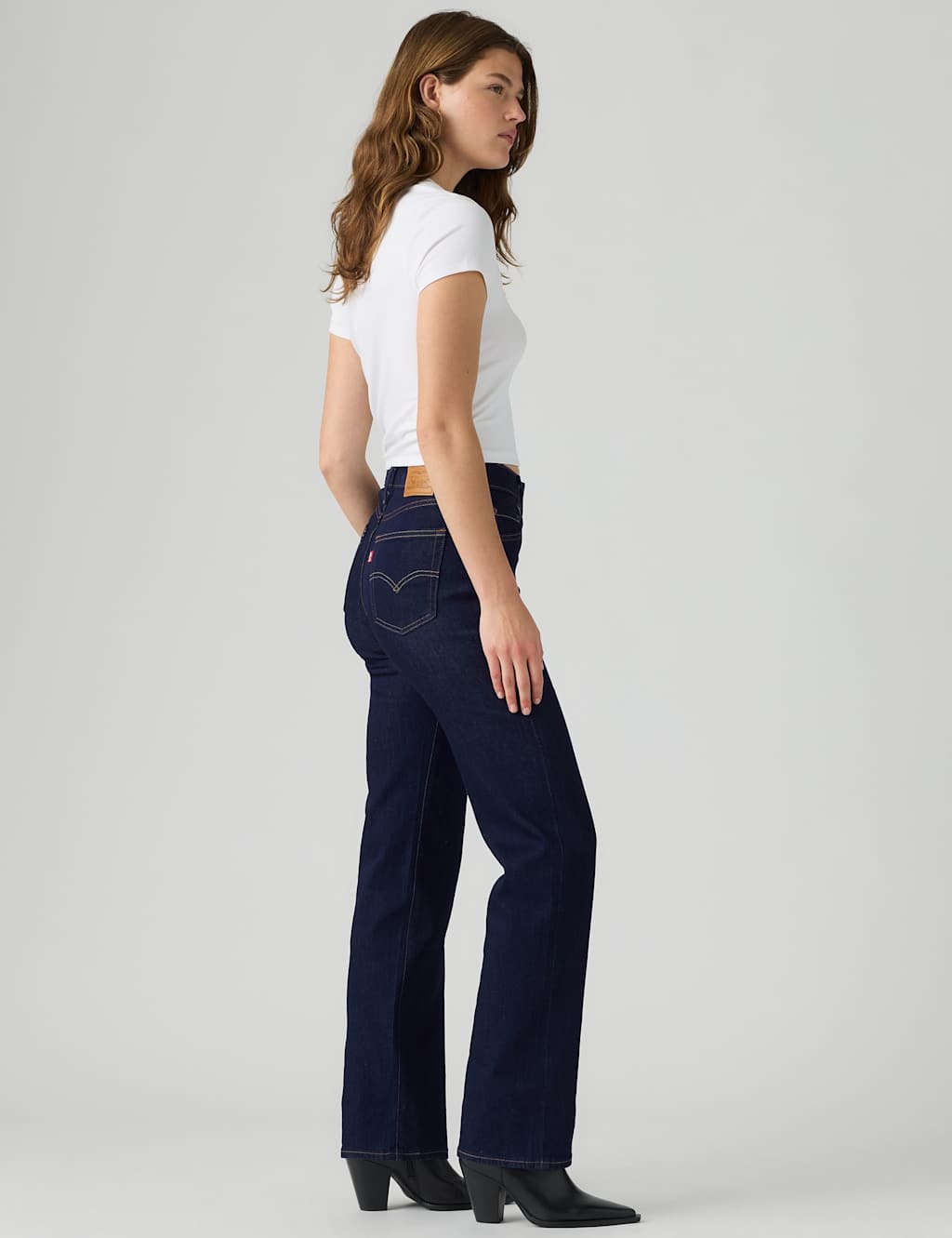 Levi's Women's 723 High Rise Straight Jeans - 26/30in - Indigo - Available at M&S