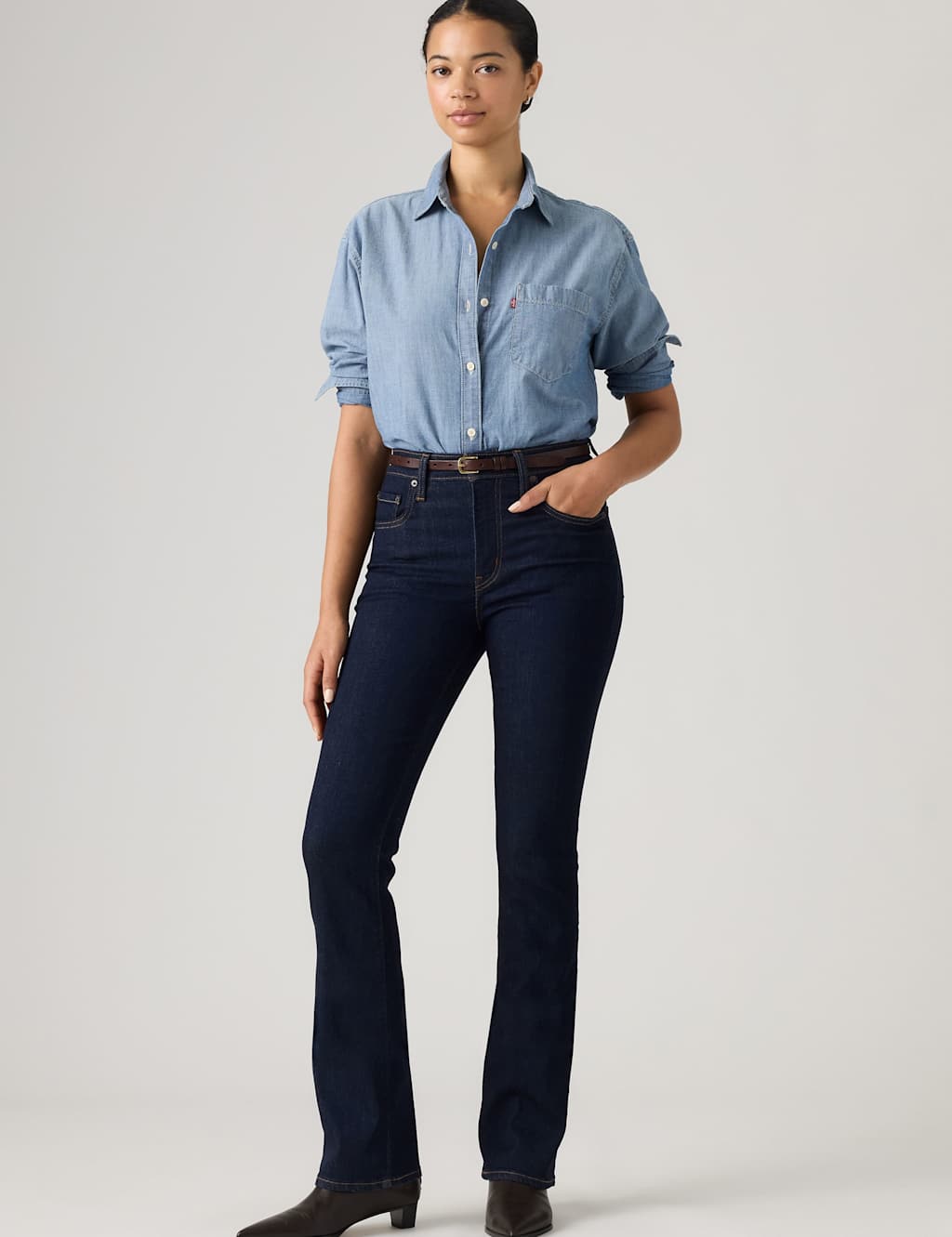 Levi's Women's 725 High Rise Bootcut Jeans - 31/32in - Indigo - Available at M&S