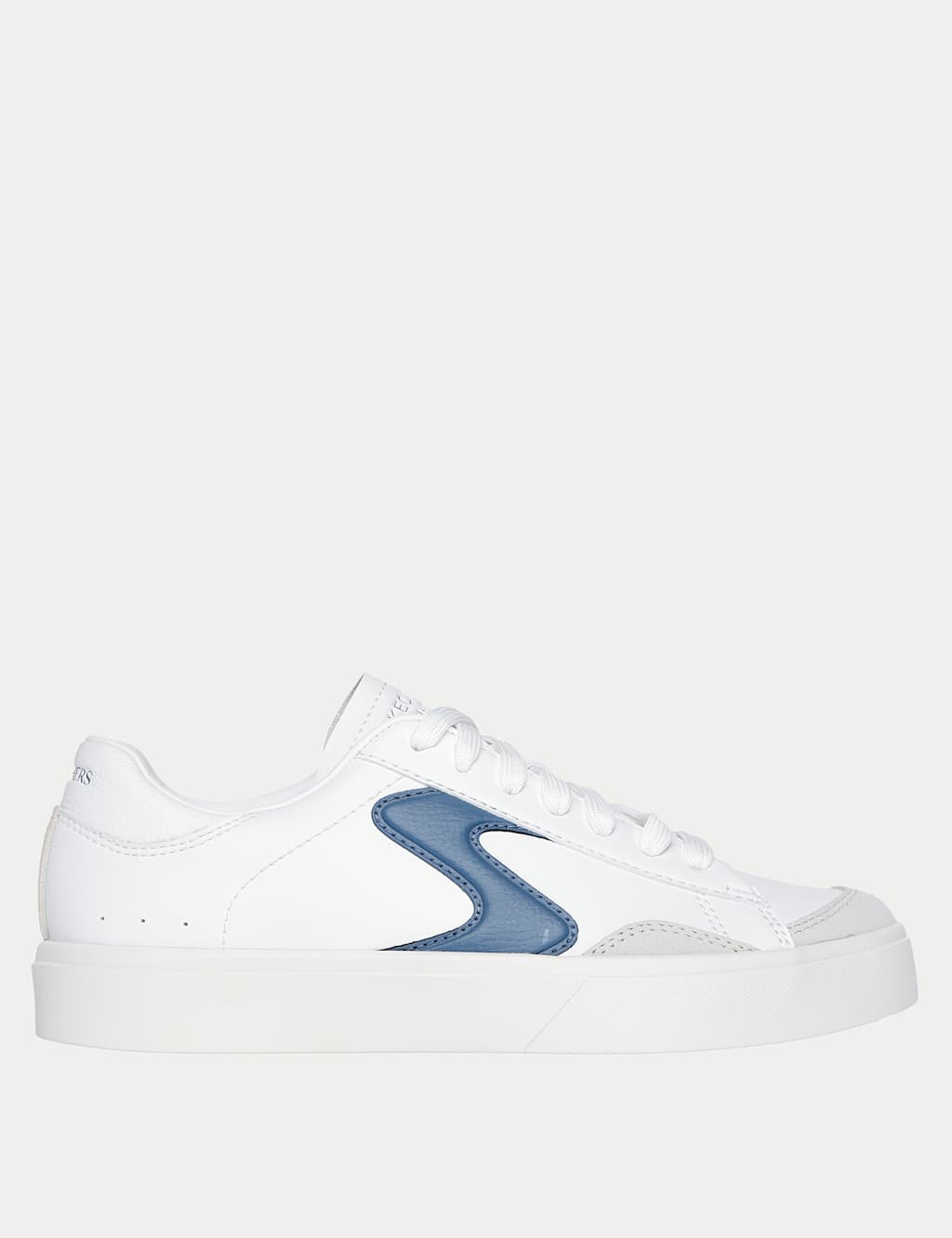 Skechers Women's Eden LX Slick Talk Trainers - 5 - White Mix, White,White Mix