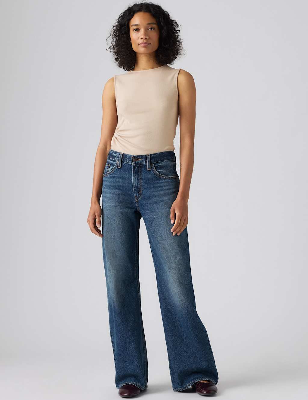 Levi's Women's Loose Boot Jeans - 31/31in - Dark Blue - Available at M&S