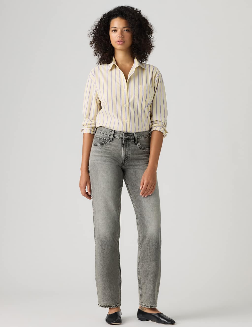 Levi's Women's Loose Taper Ankle Grazer Jeans - 31/31in - Grey - Available at M&S