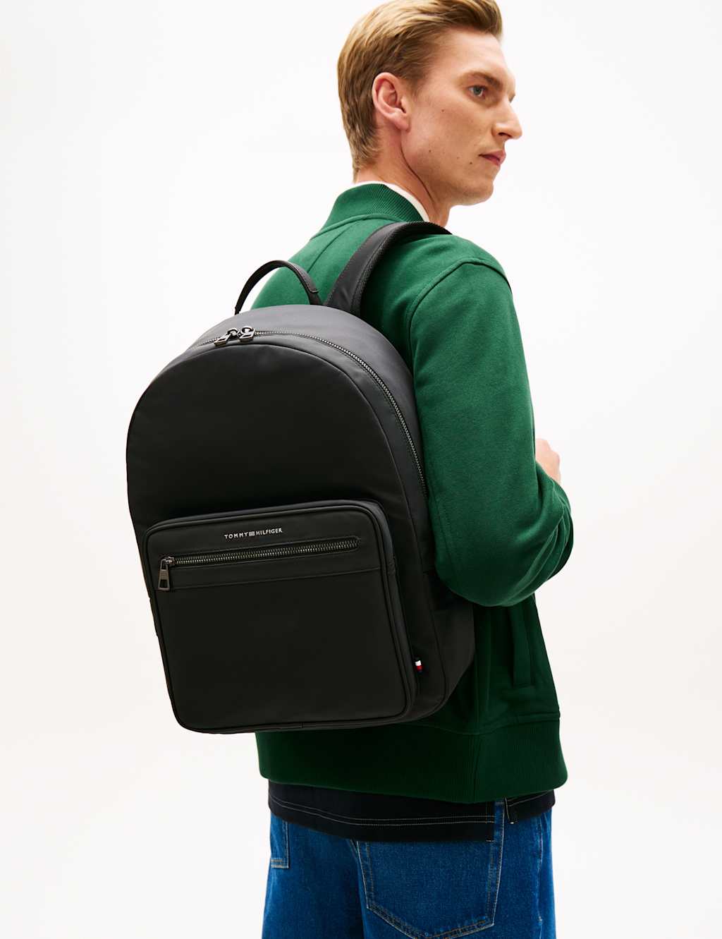 Tommy Hilfiger Men's Repreve Backpack - Black - Available at M&S