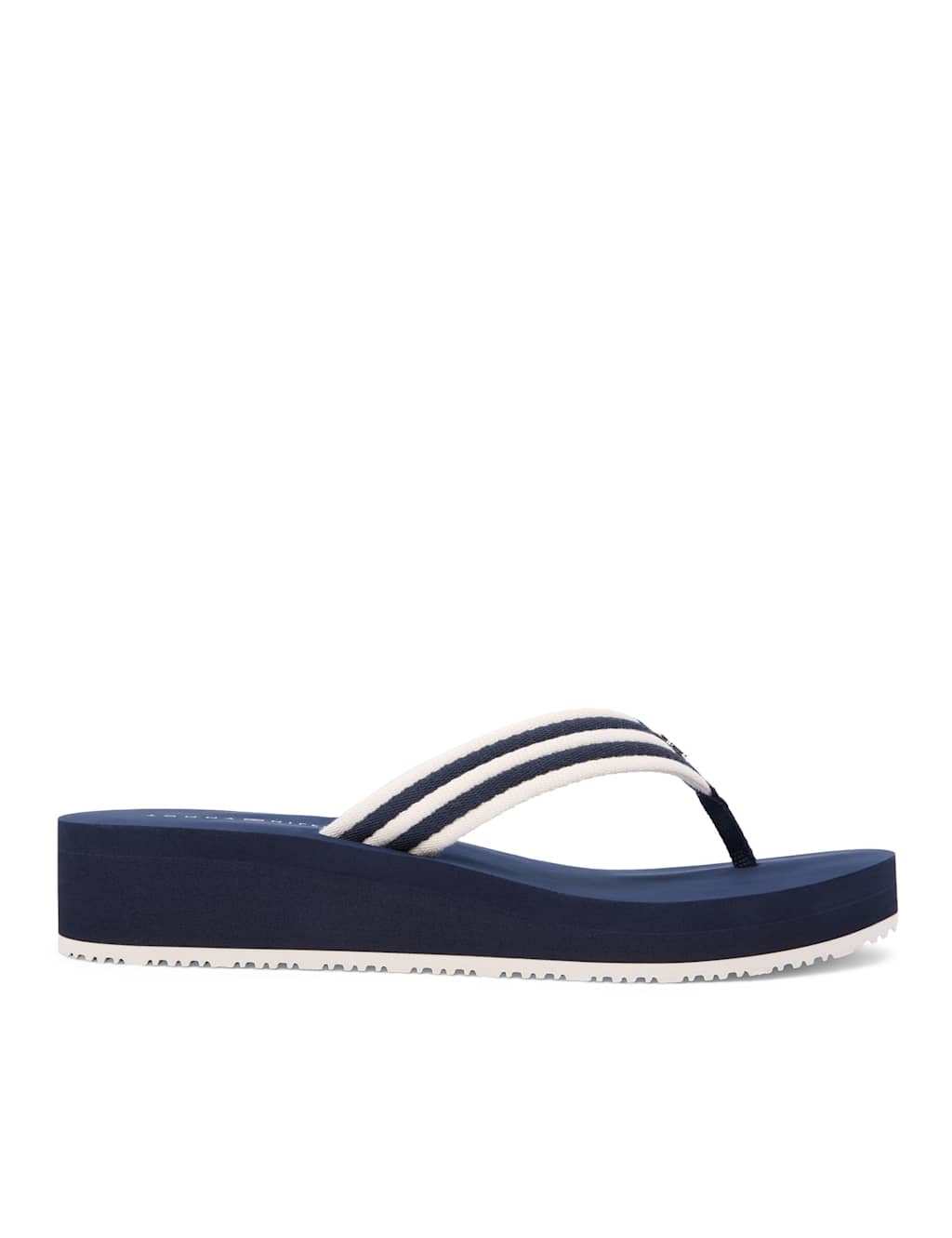 Tommy Hilfiger Women's Slip On Flat Slingback Shoes - 6½ - Navy - Available at M&S