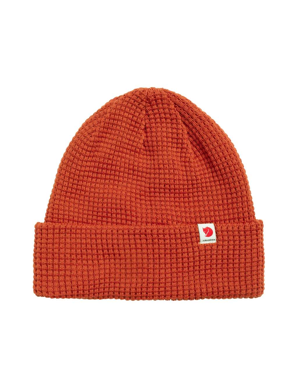 Fjallraven Knitted Beanie Hat Dark Red