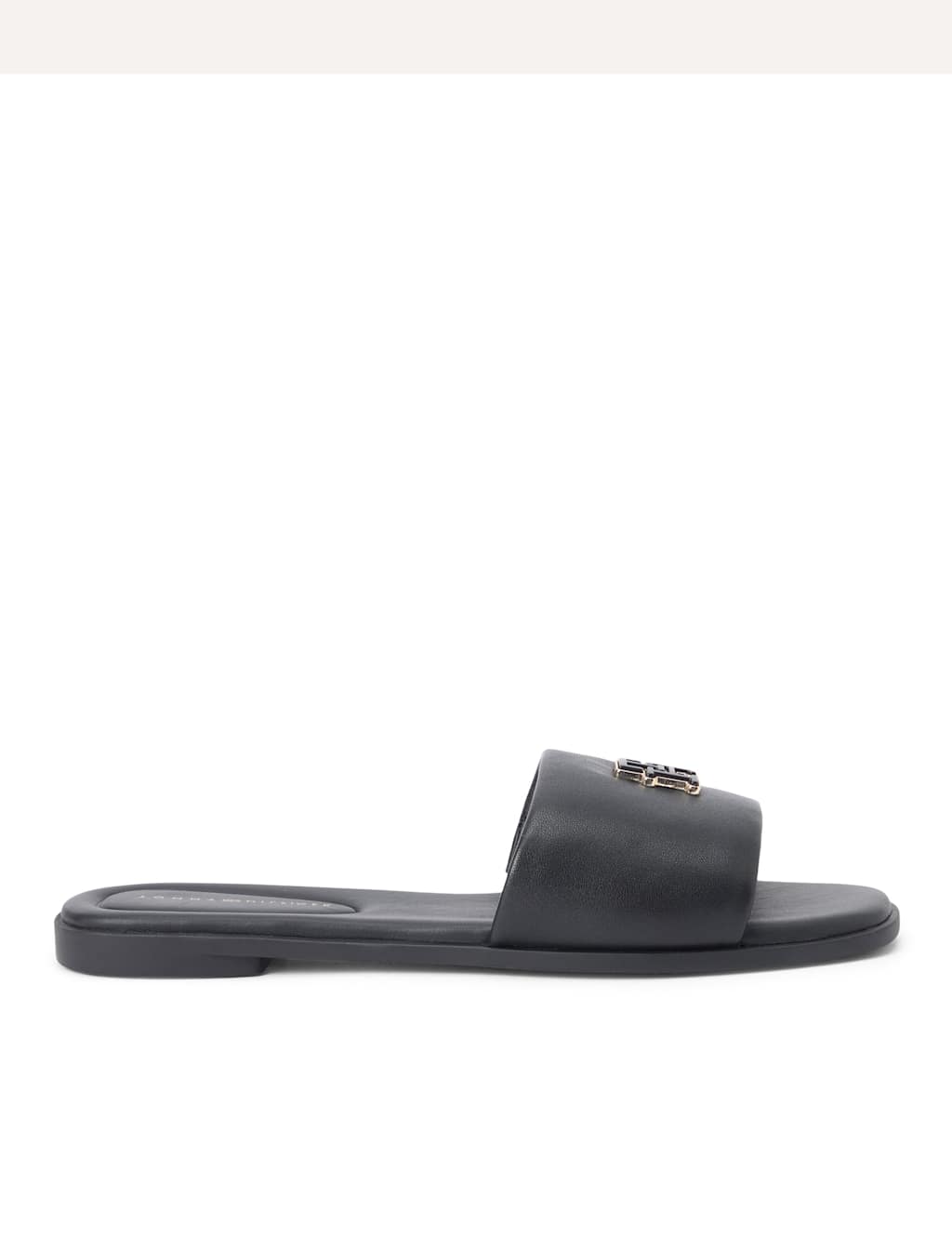 Tommy Hilfiger Women's Leather Flat Mules - 6 - Black - Available at M&S