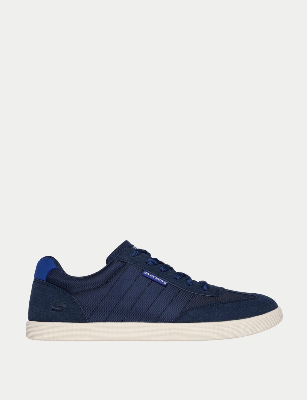 Skechers Men's Placer Vinson Lace Up Trainers - 11 - Navy, Black,Navy