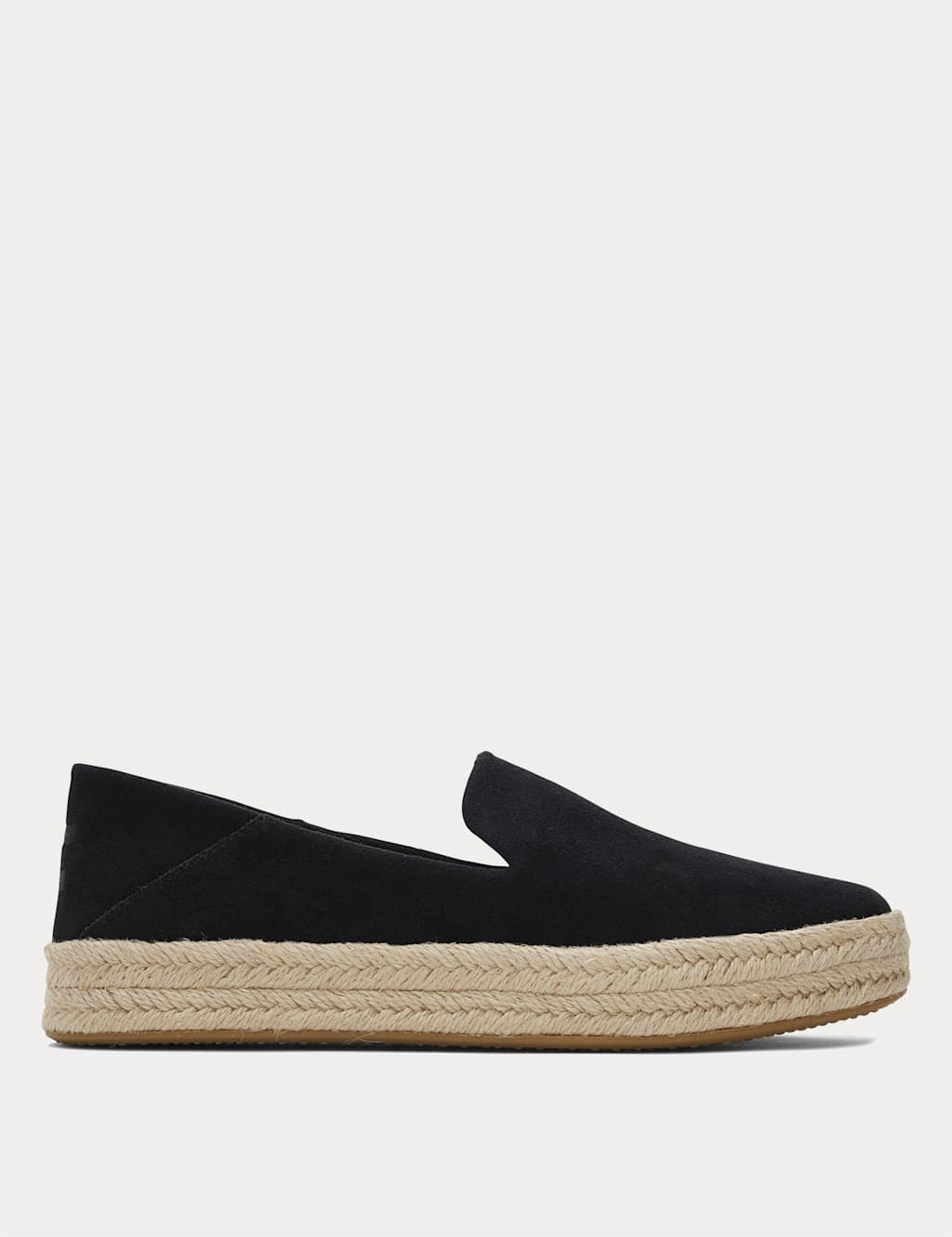 Leather Flat Espadrilles