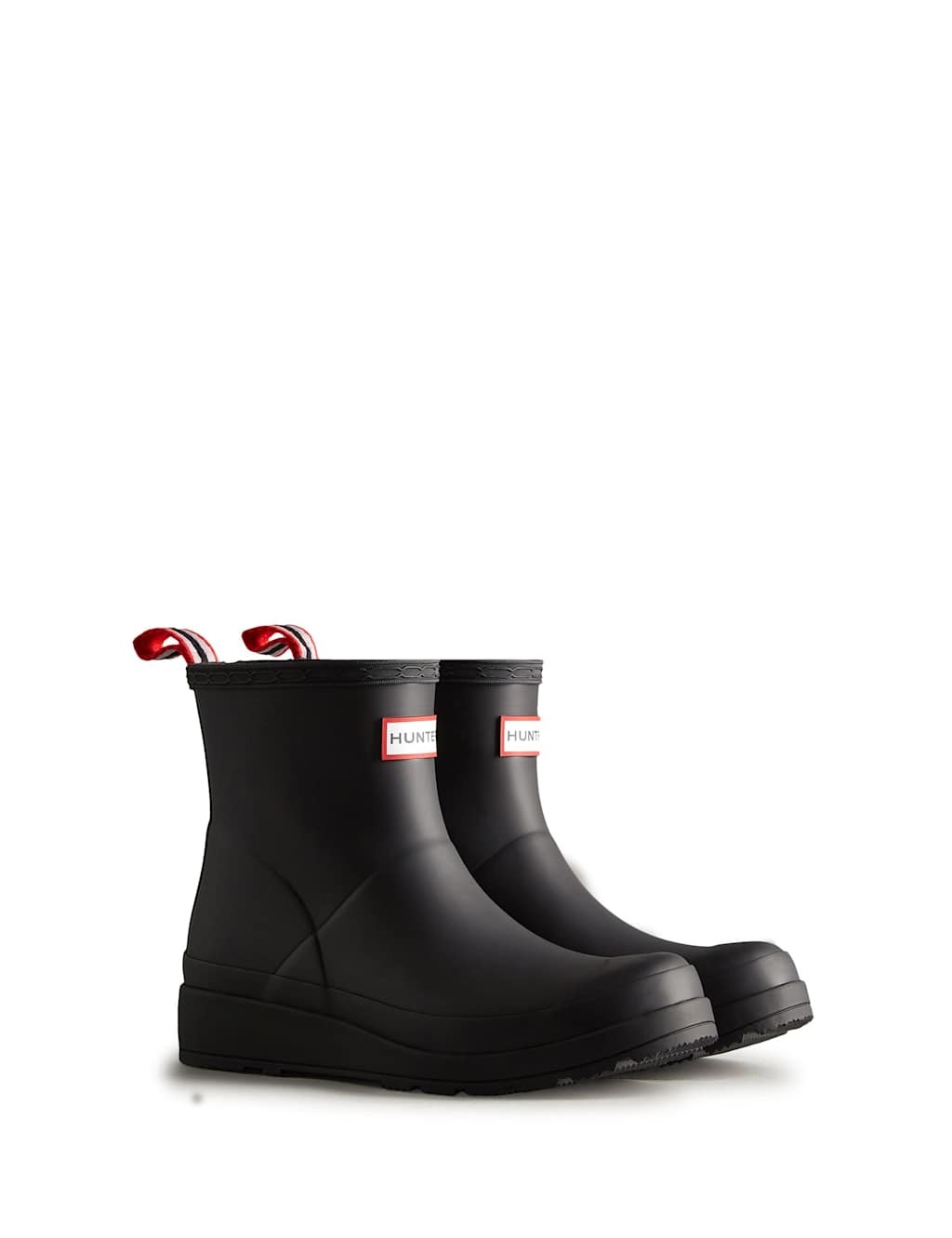 Hunter Women's Play Short Wellies - 7 - Black - Available at M&S