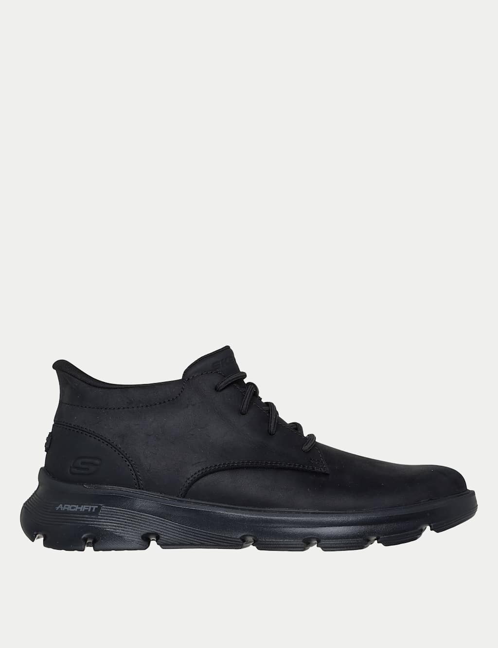 Skechers Arch Fit Garza Chukka Boots Black