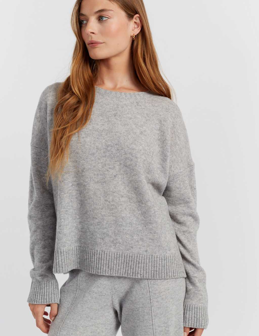 Chinti & Parker Women's Wool Rich Relaxed Sweatshirt with Cashmere - Small - Grey - Available at M&S
