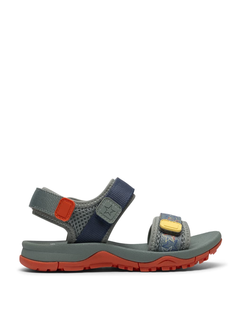 Clarks Boys Star Riptape Sandals (7 Small-9 ½ Small) - 8 - Green - Available at M&S