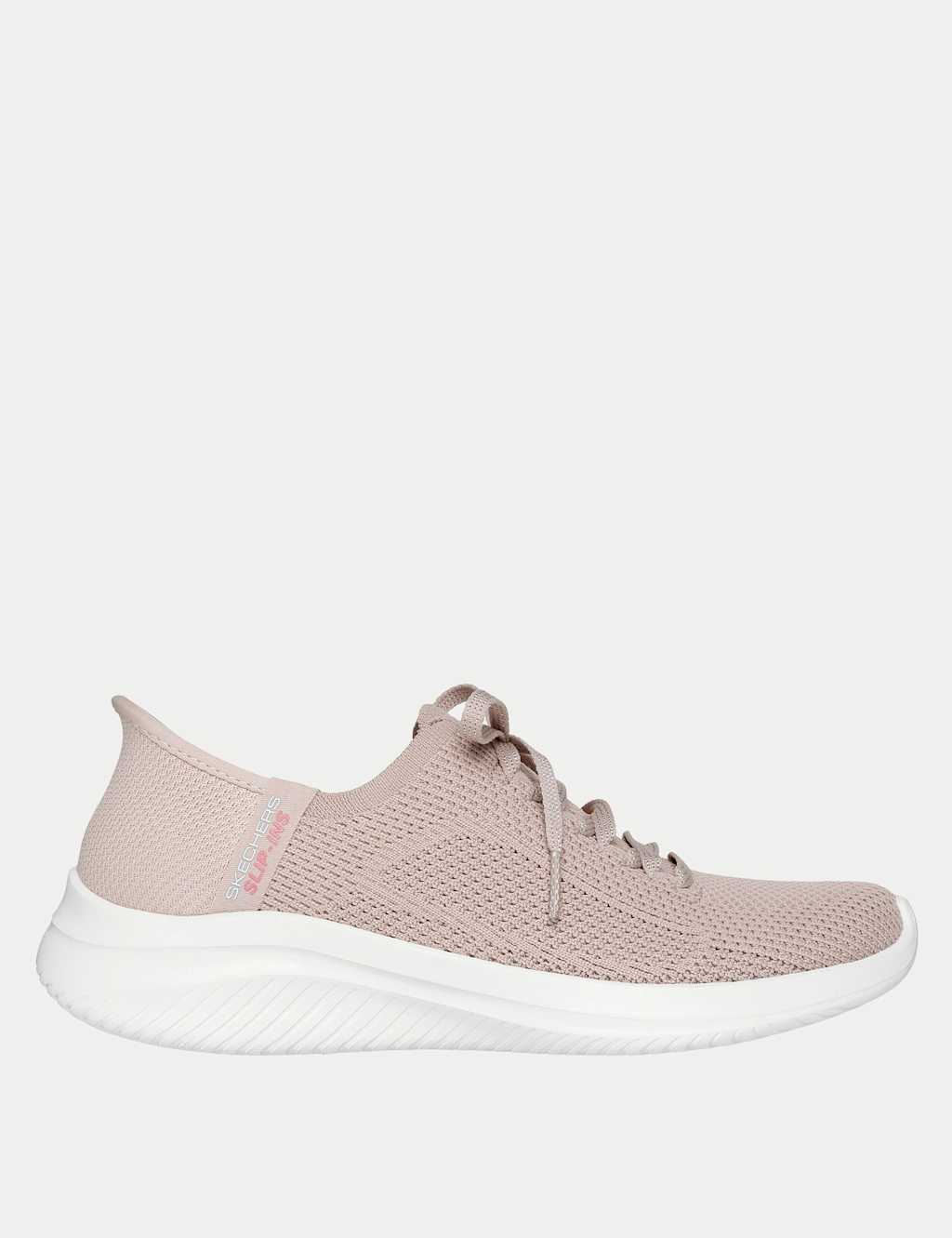 Skechers Ultra Flex 3.0 Slip On Trainers Taupe