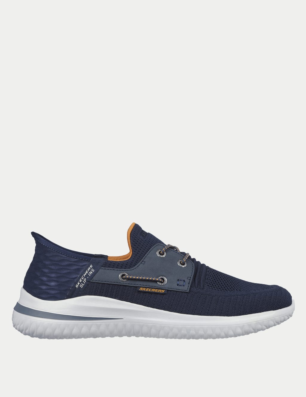 Skechers Men's Delson 3.0 Roth Slip On Shoes - 9 - Navy, Navy