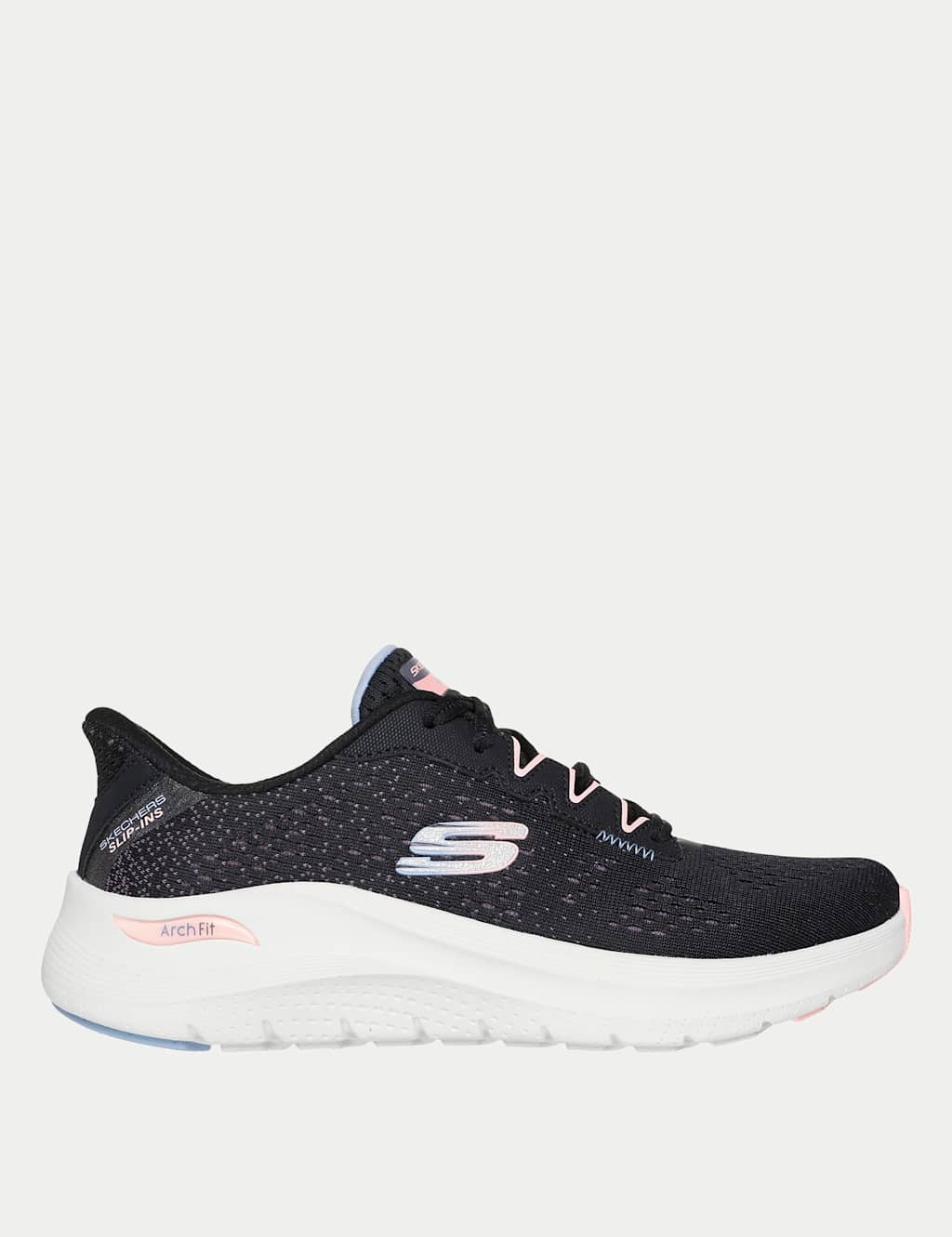 Skechers Women's Arch Fit 2.0 Fresh Pace Trainers - 3 - Black - Available at M&S