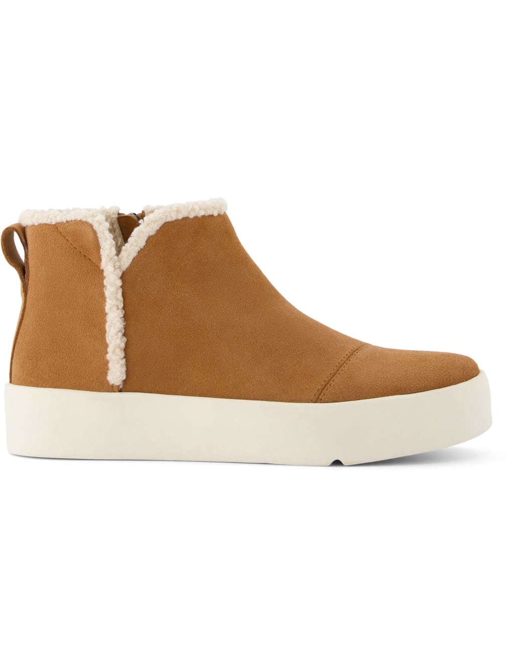 Suede Flatform Shoe Boots