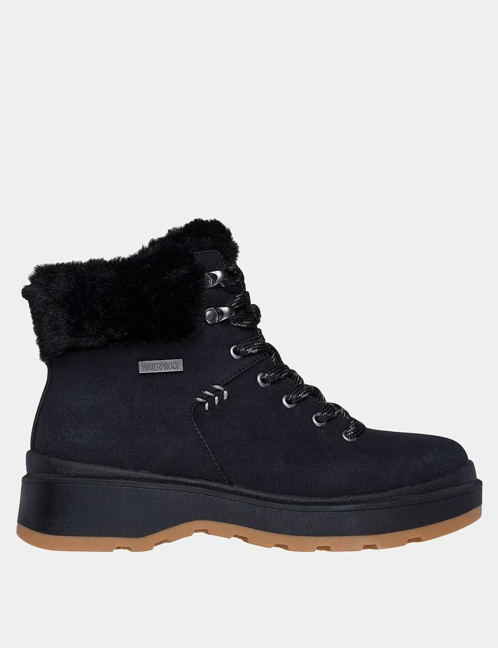 Skechers Park City Hiker Ankle Boots Black