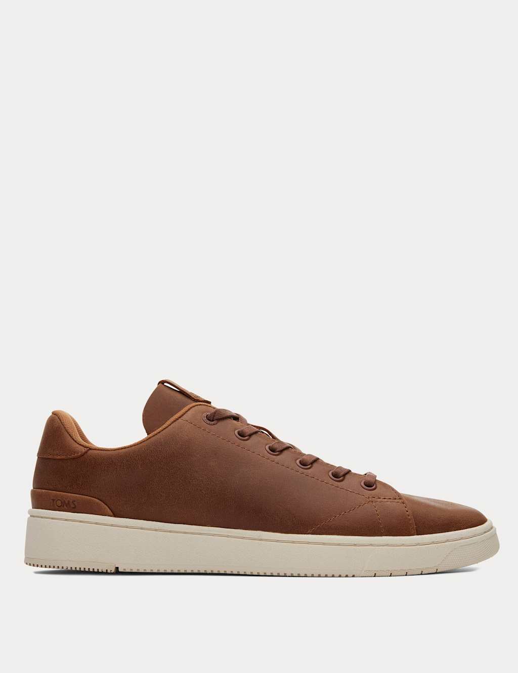 Leather Lace Up Trainers