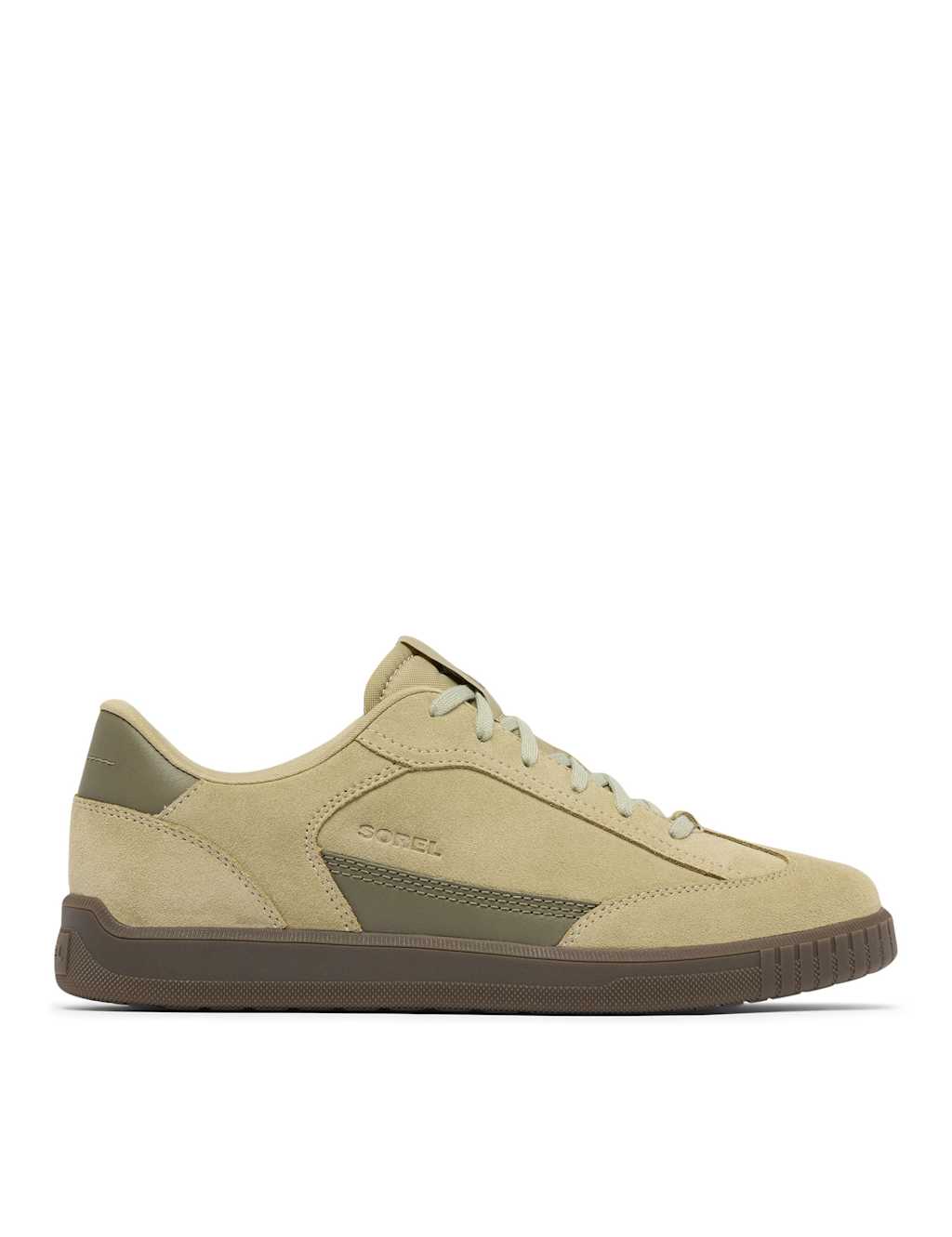 Sorel Men's Ona Drift Leather Trainers - 11 - Green - Available at M&S