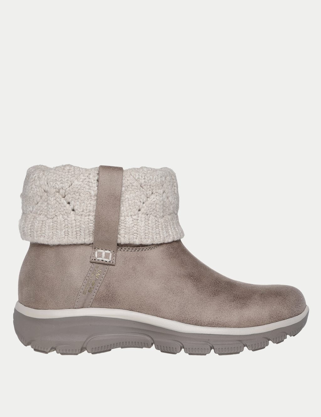 Easy Going Cozy Weather Faux Leather Ankle Boots