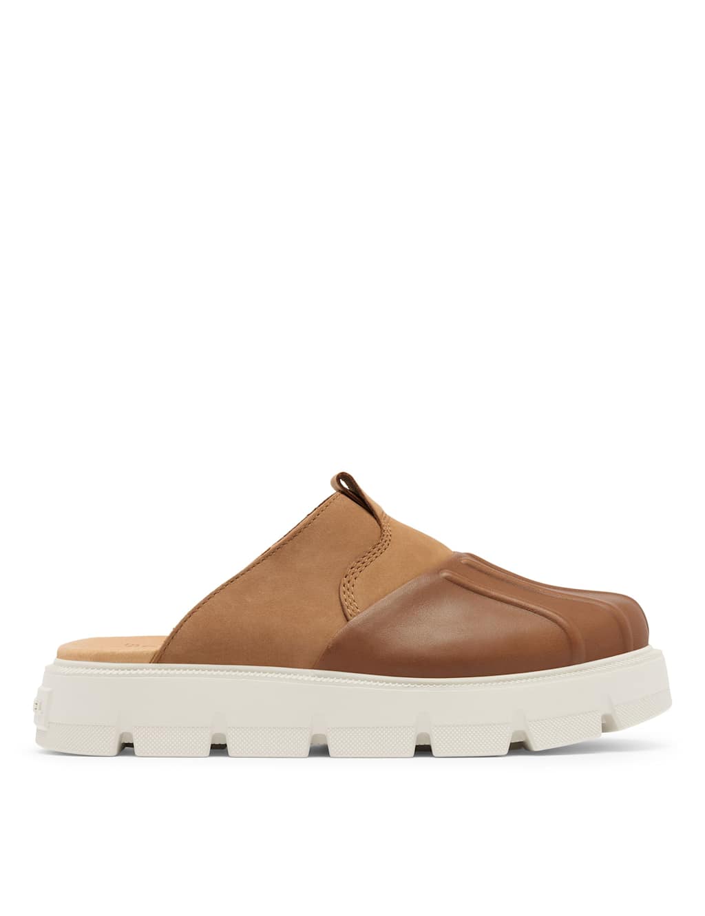 Sorel Women's Rein CB Leather Platform Mules - 8 - Brown Mix - Available at M&S
