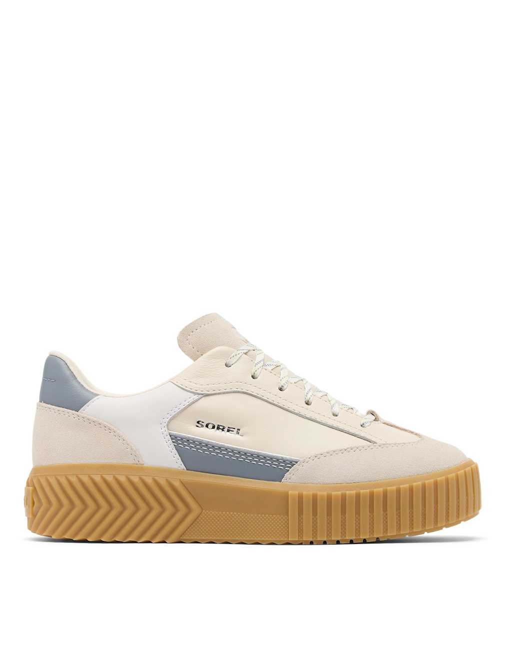 Sorel Women's Ona Ave Leather Trainers - 6 - Beige Mix - Available at M&S