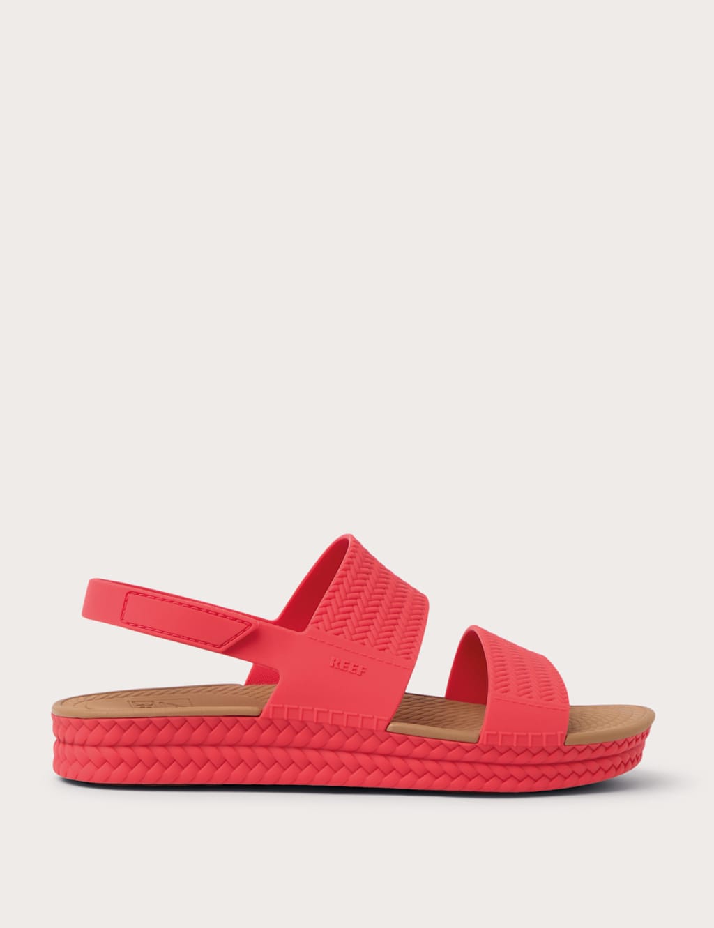 Reef Women's Water Vista Ankle Strap Flatform Sandals - 4 - Orange Mix - Available at M&S