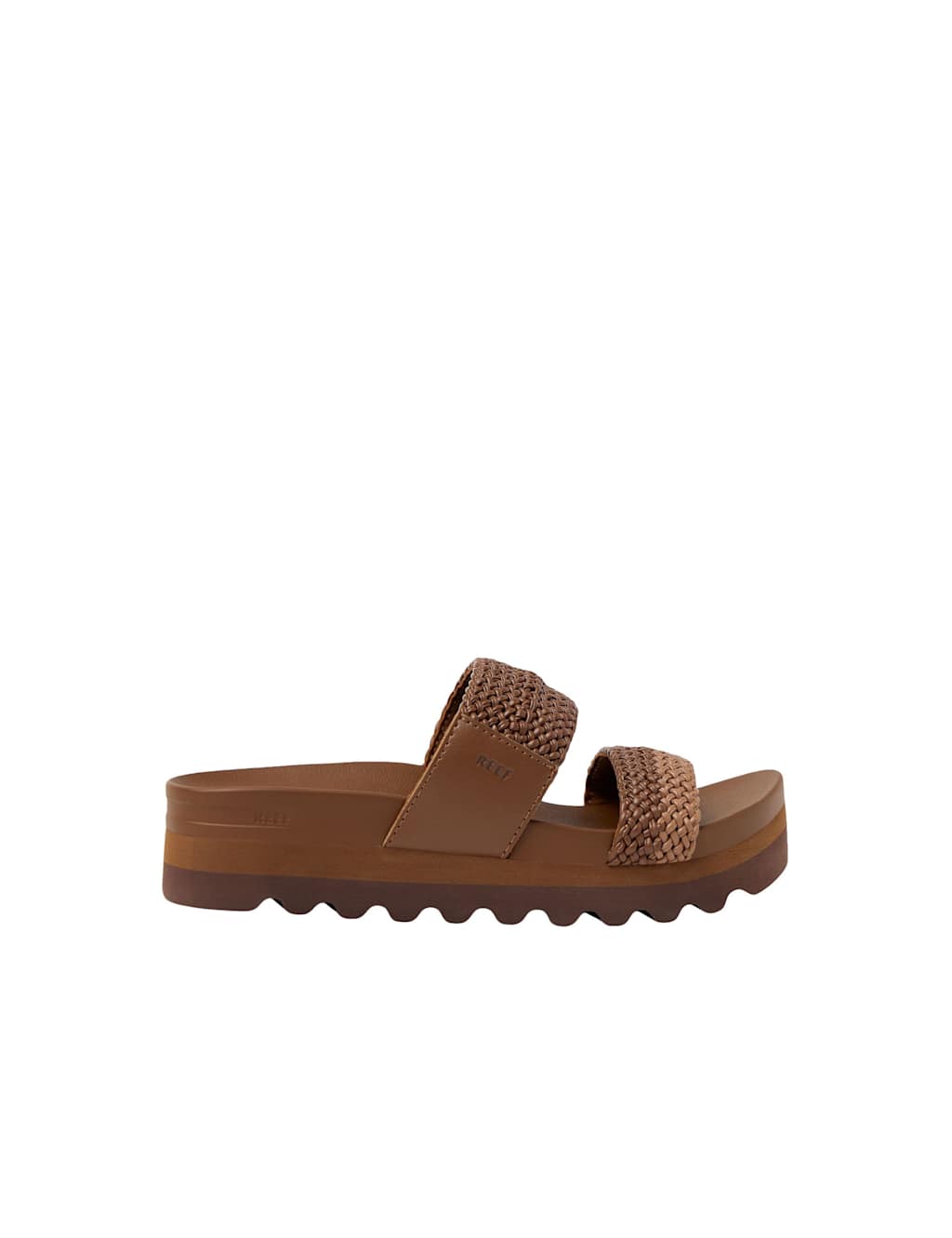 Reef Women's Cushion Vista Flatform Sliders - 4 - Brown Mix - Available at M&S