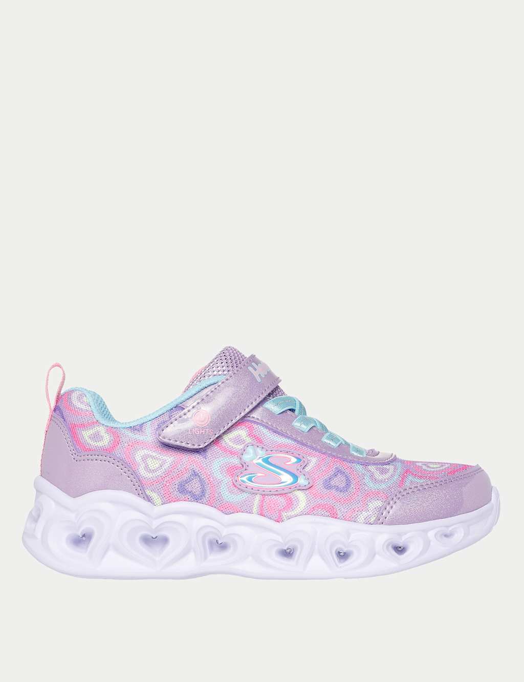 Kids' Heart Lights Boogie Love Trainers (9½ Small - 4 Large)