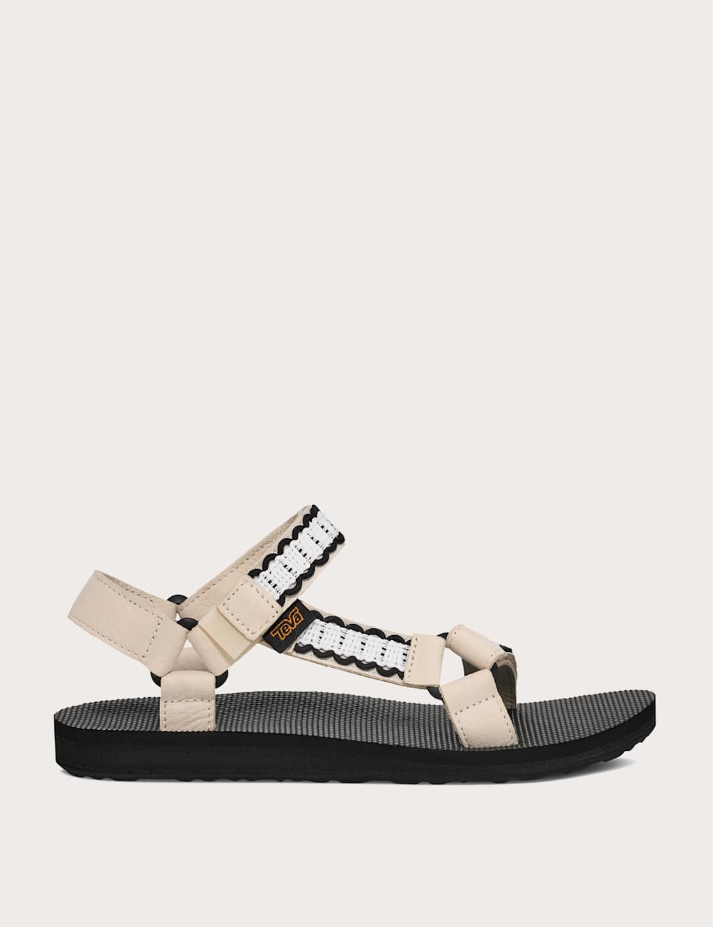 Teva Women's Embellished Ankle Strap Flat Sandals - 3 - Cream Mix - Available at M&S