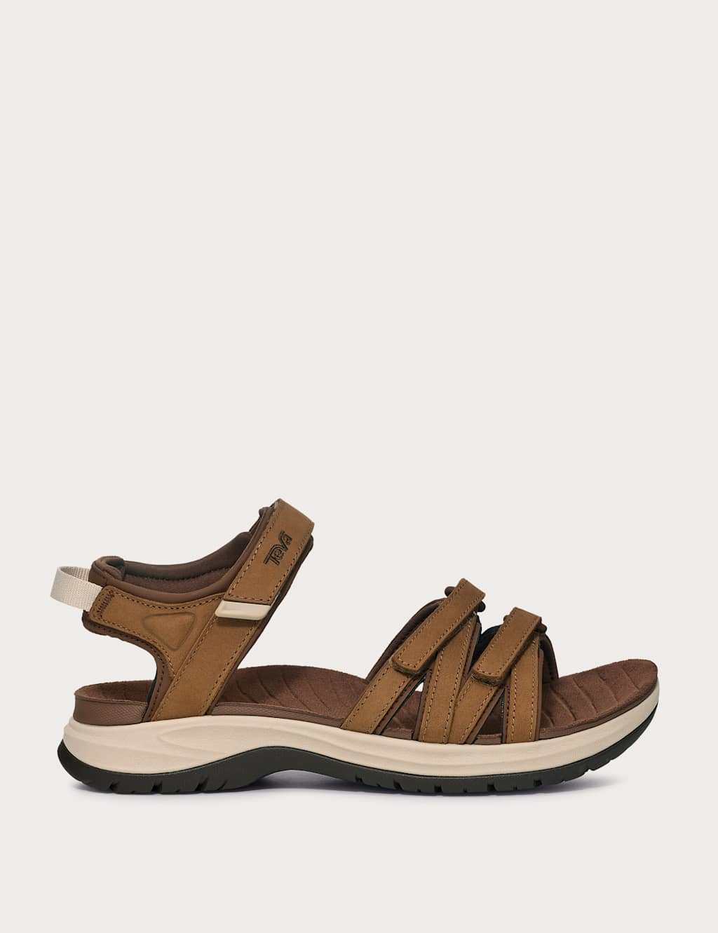 Teva Women's Leather Sporty Ankle Strap Flat Sandals - 7 - Tan - Available at M&S