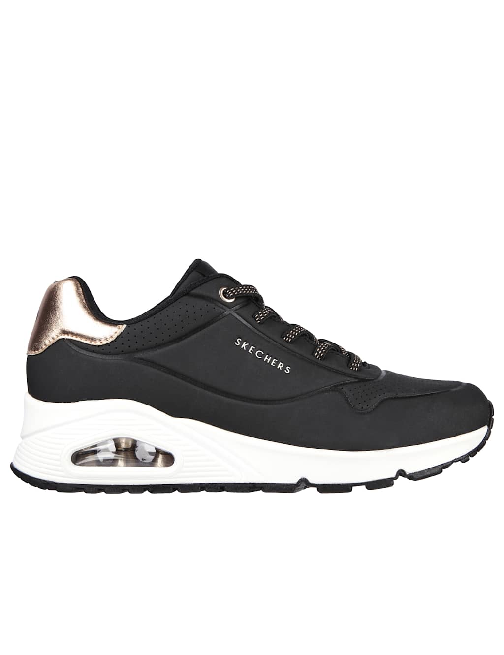 Shimmer Away Wide Fit Chunky Plaform Trainers