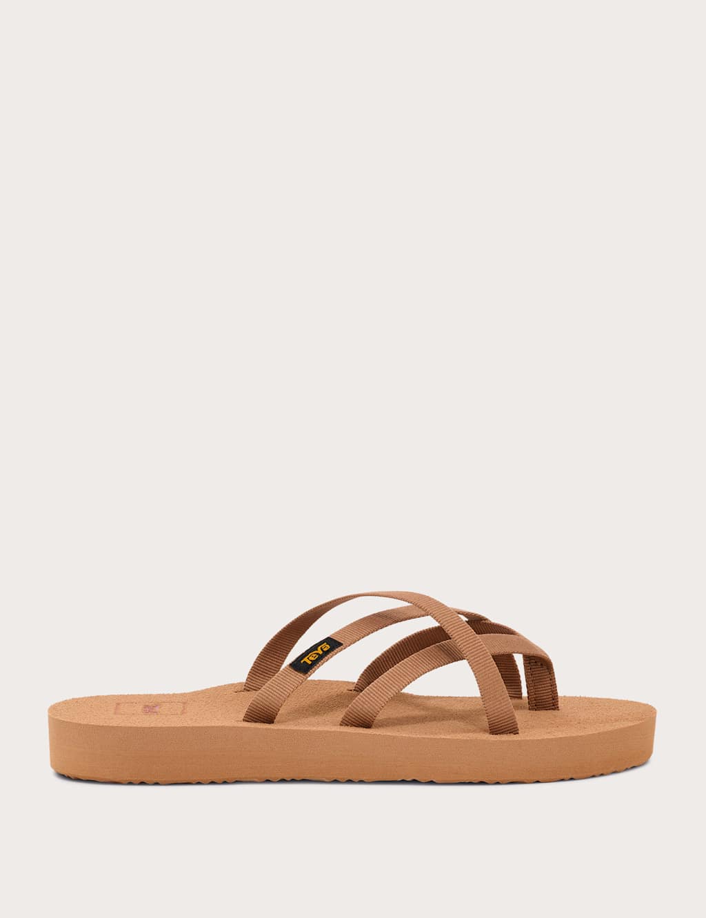 Teva Women's Strappy Flat Flip Flops - 5 - Tan - Available at M&S