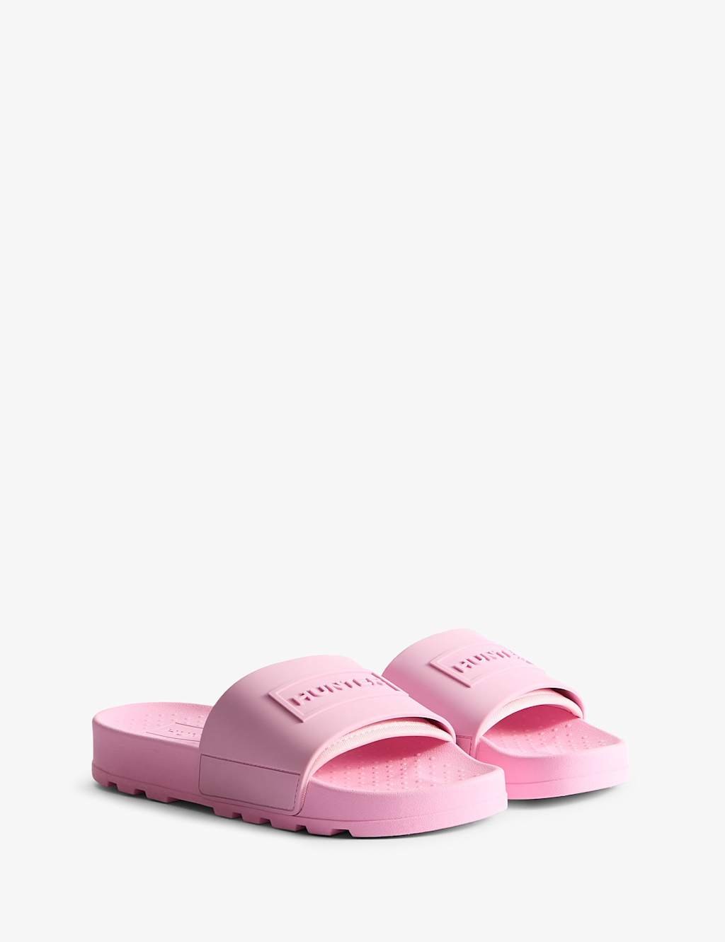 Hunter Women's Flat Sliders - 5 - Pink - Available at M&S