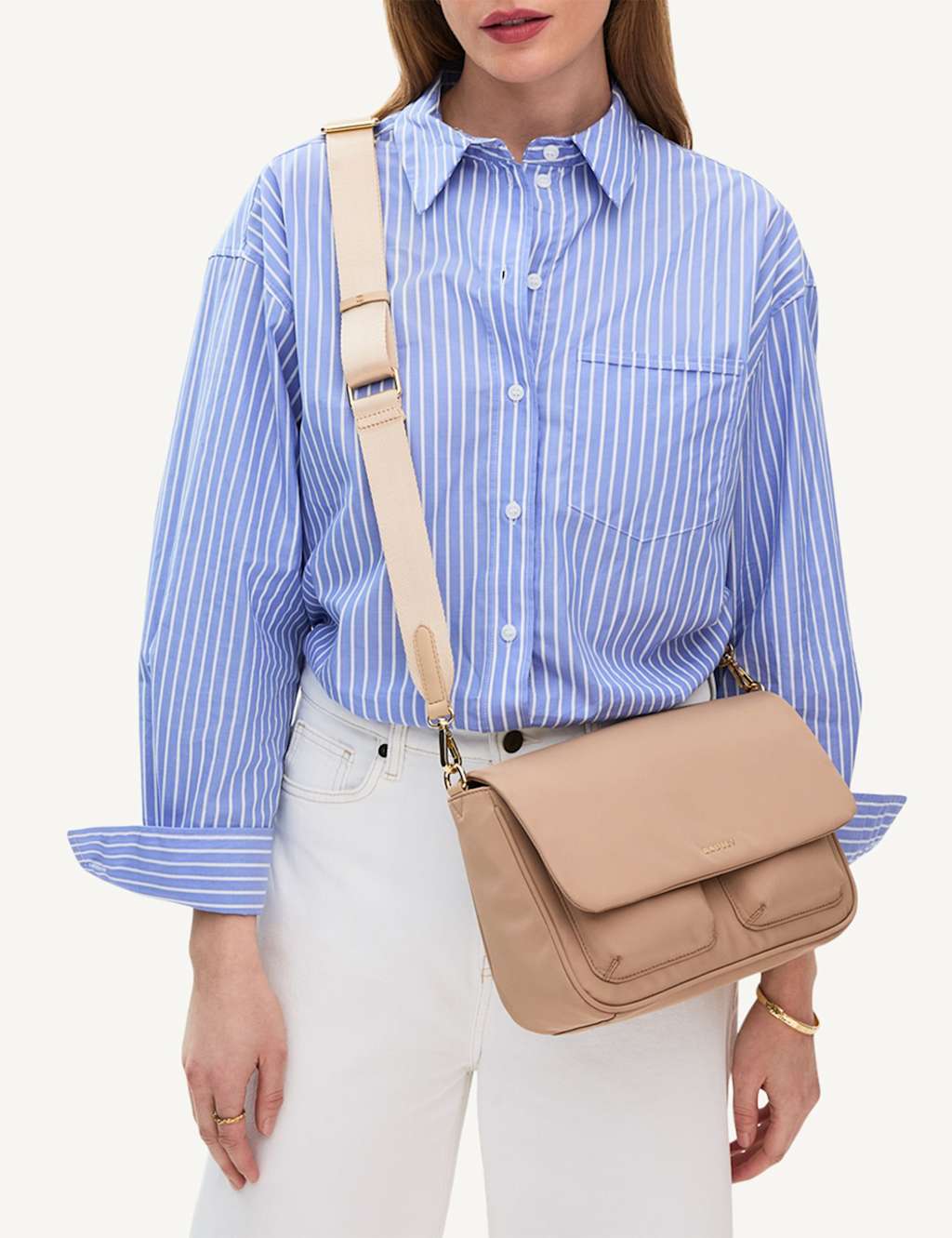 Webbing Strap Cross Body Bag