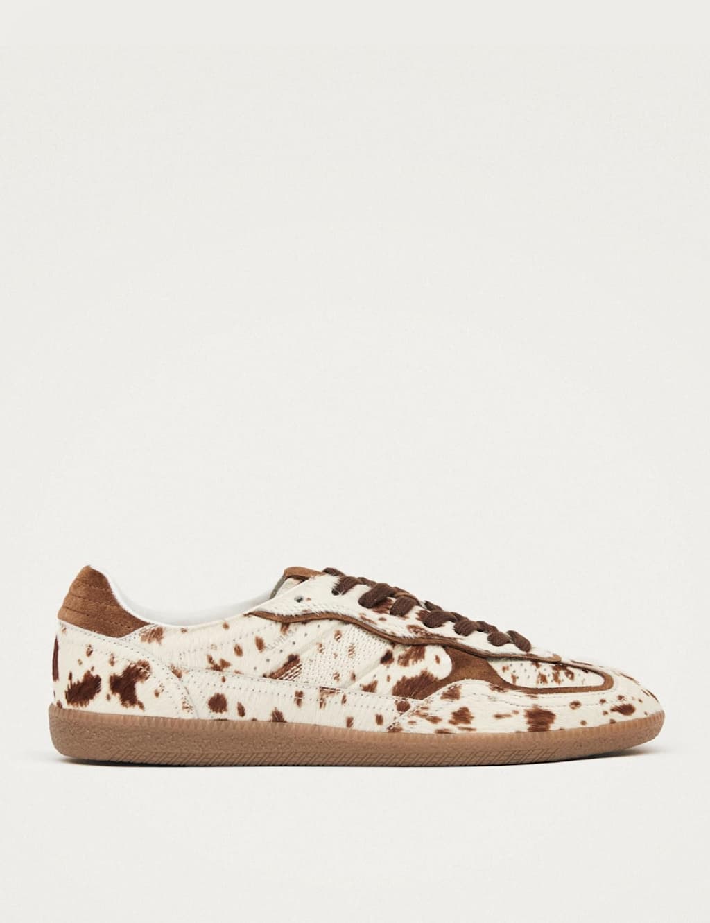 Alohas Tb.490 Rife Leather Animal Print Trainers Camel
