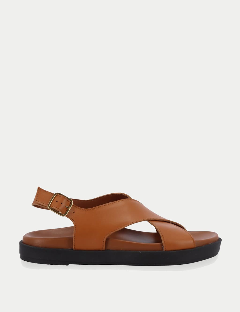 Nico Leather Flat Sandals