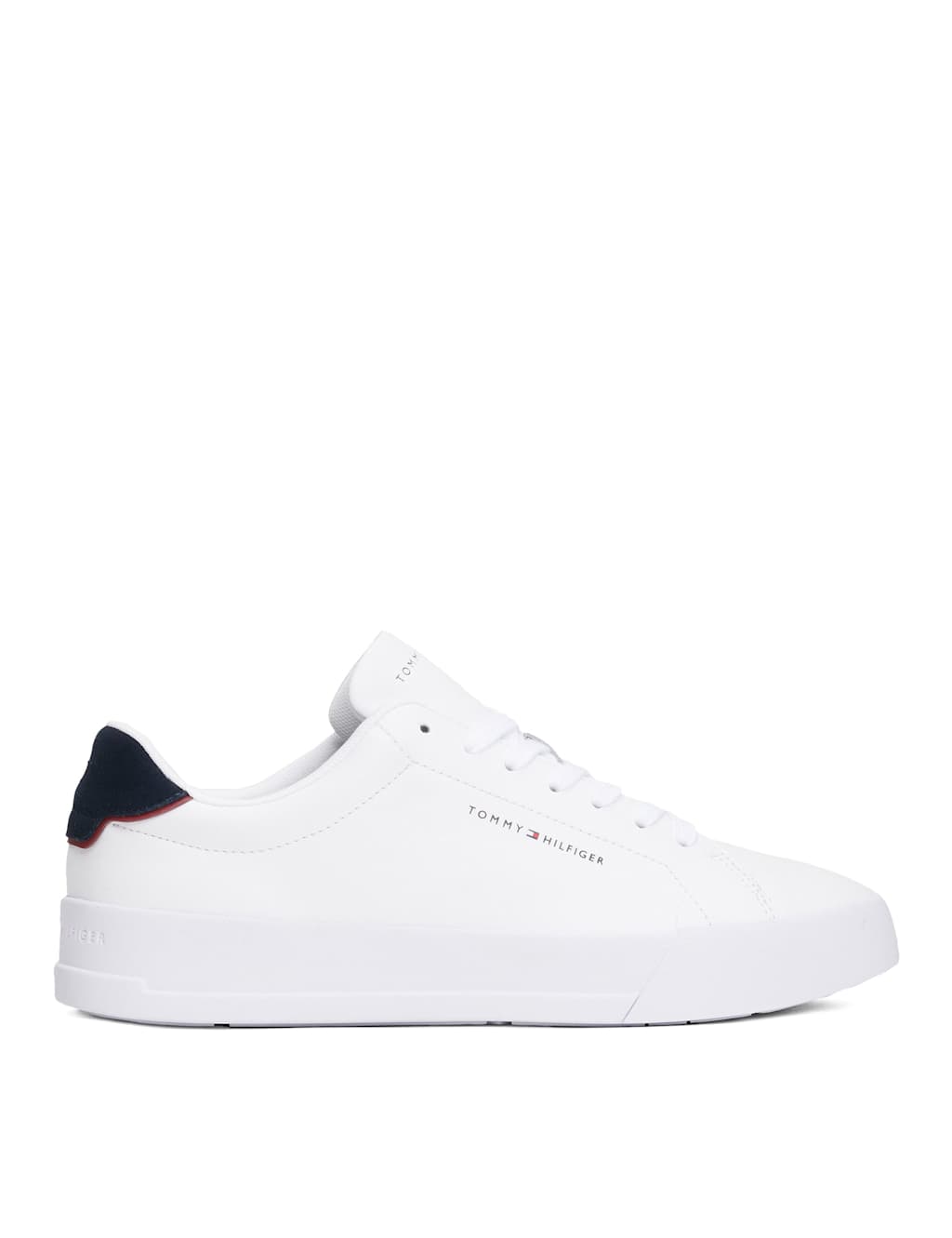 Tommy Hilfiger TH Court Leather Trainers White