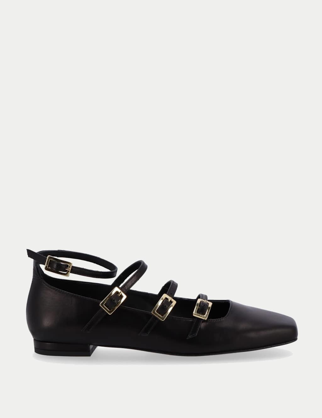 Luke Leather Mary Jane Ballet Pumps